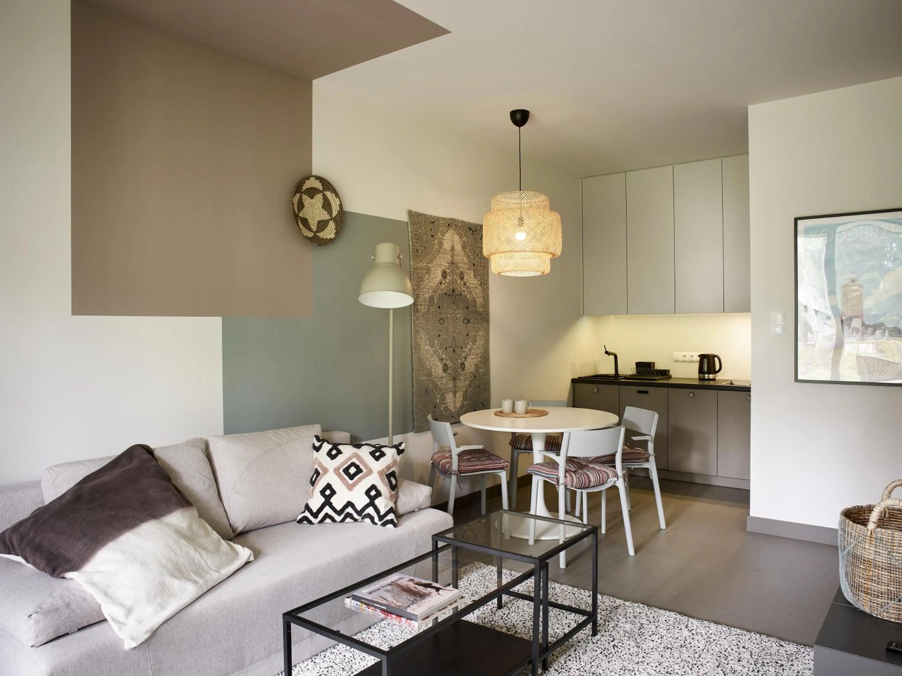 Kitchen or kitchenette in Apartamenty DECK Jurata