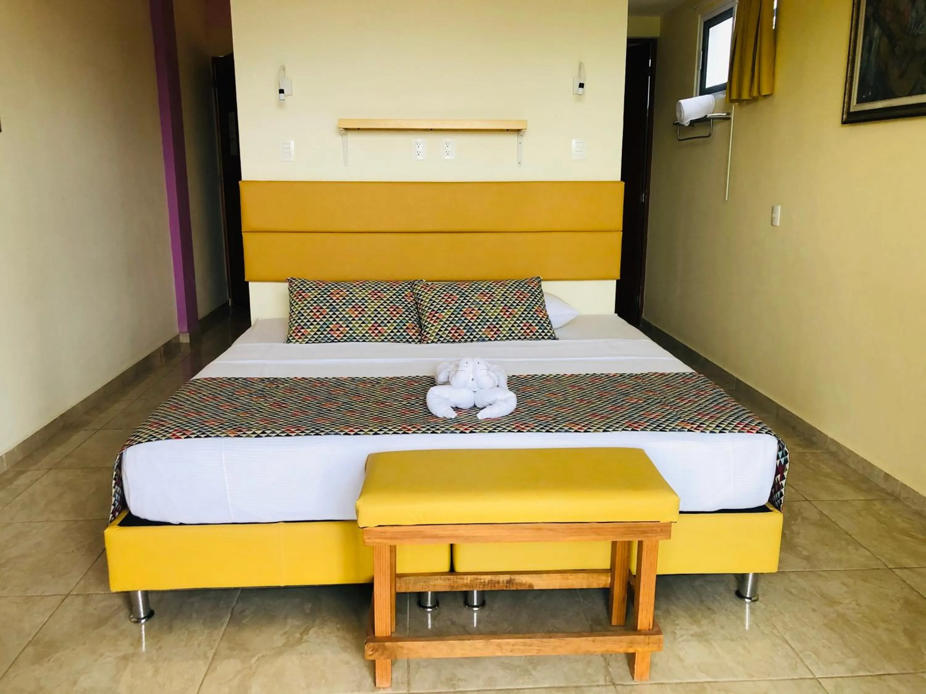 King Room with Balcony in Hotel Arcoiris Tulum