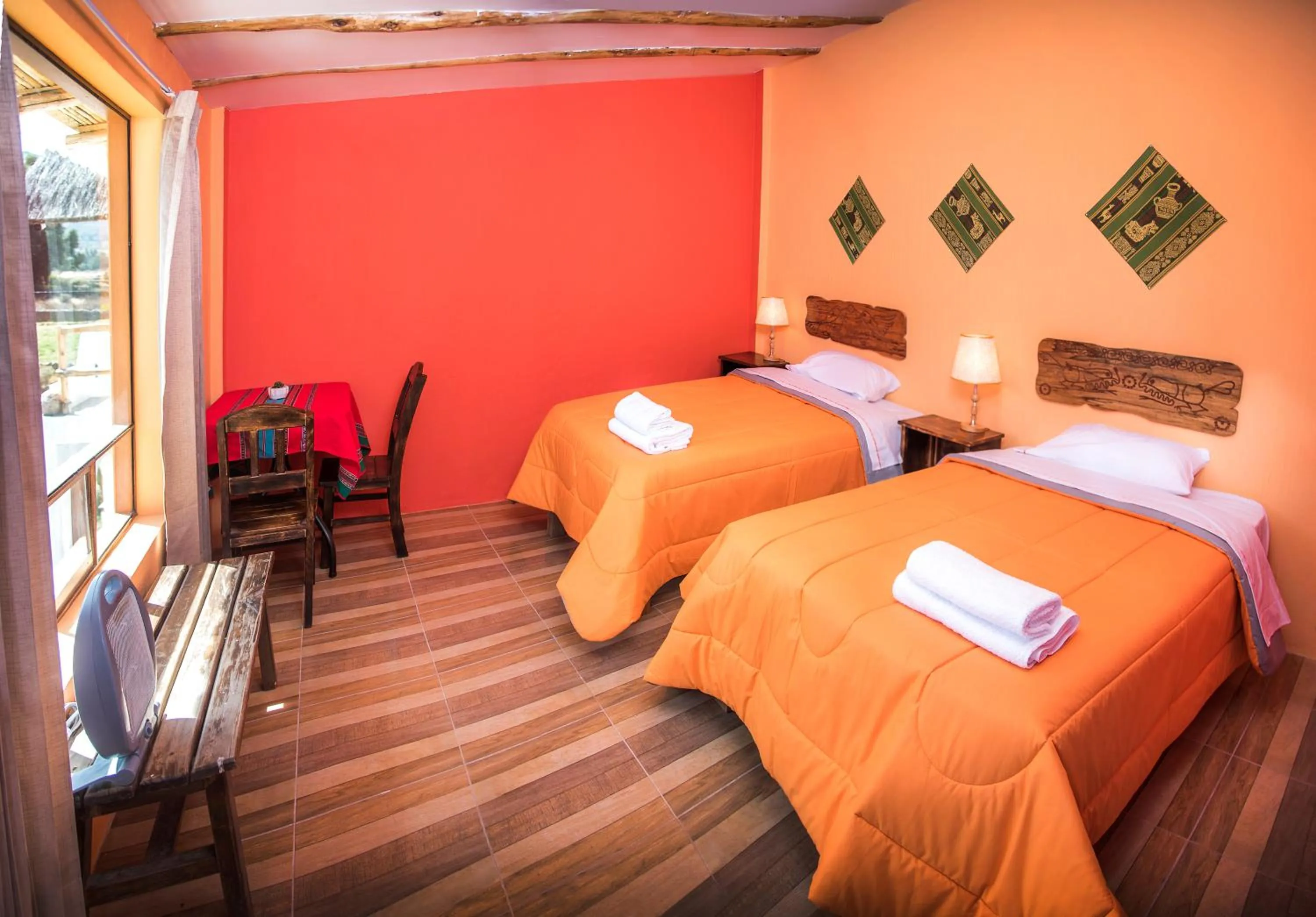 Bed in Le Foyer Colca