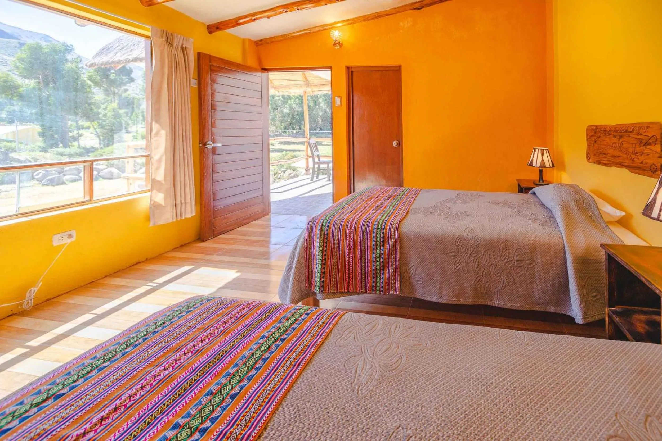 Bed in Le Foyer Colca