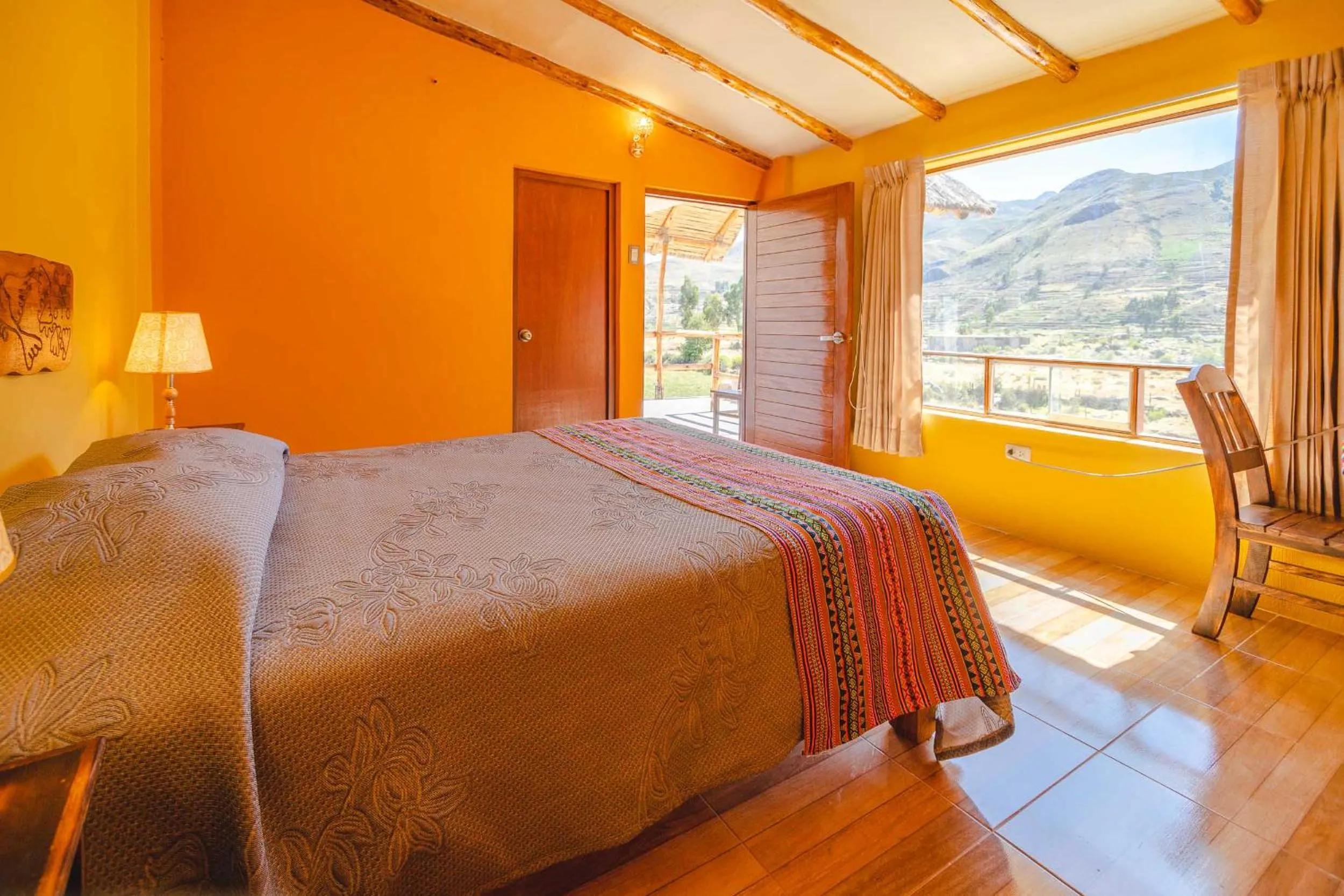 Bed in Le Foyer Colca