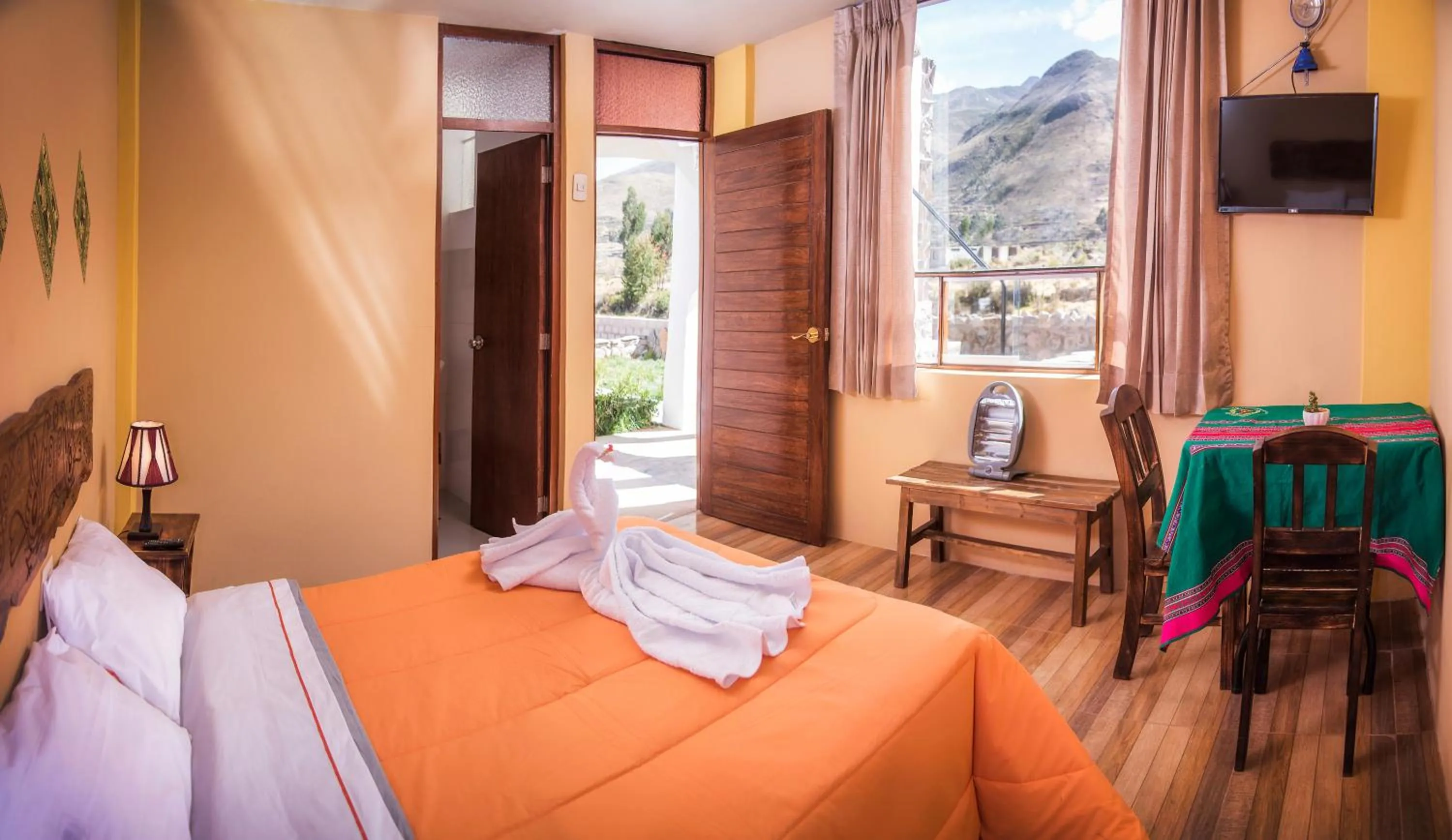Bed in Le Foyer Colca