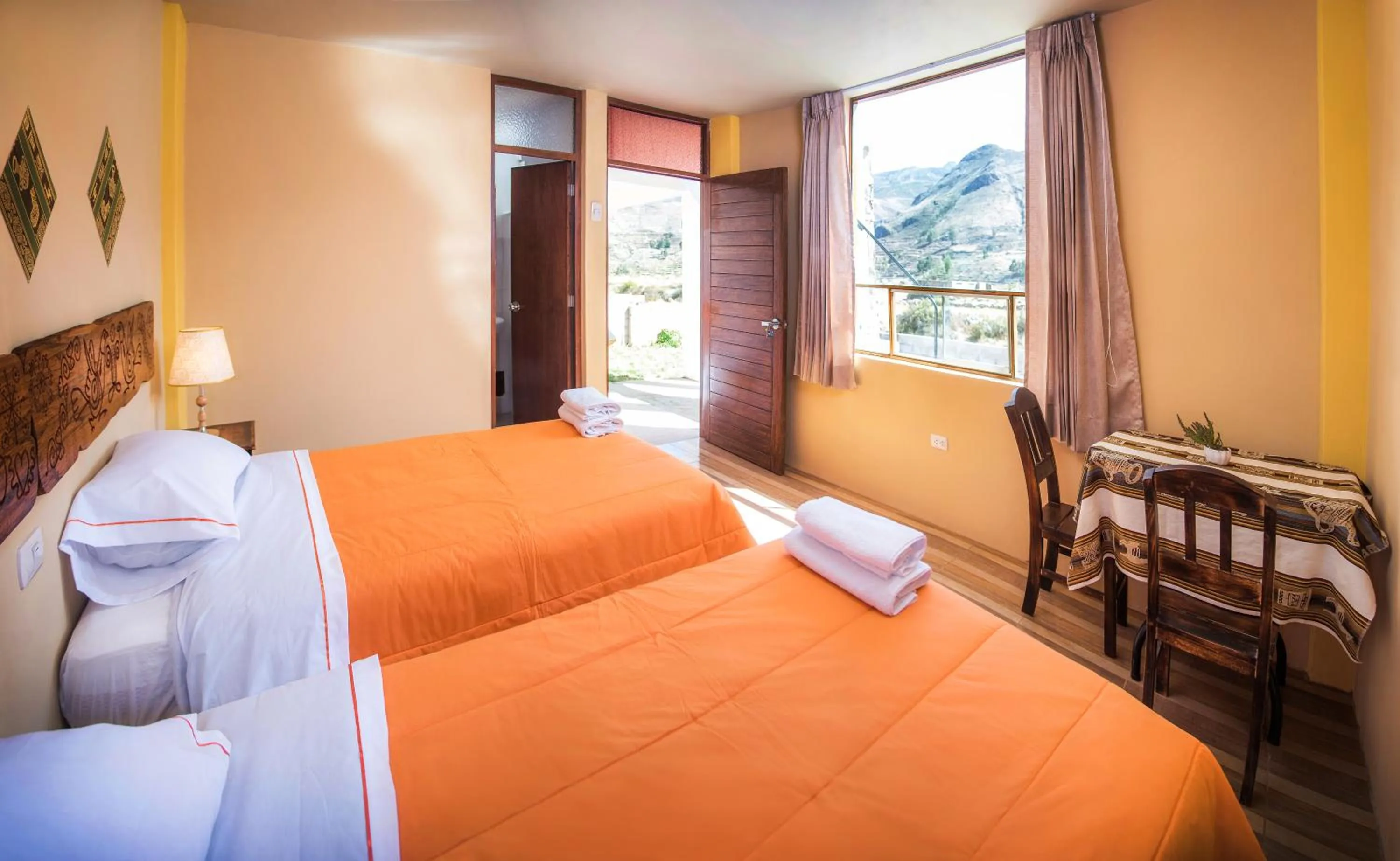 Bed in Le Foyer Colca