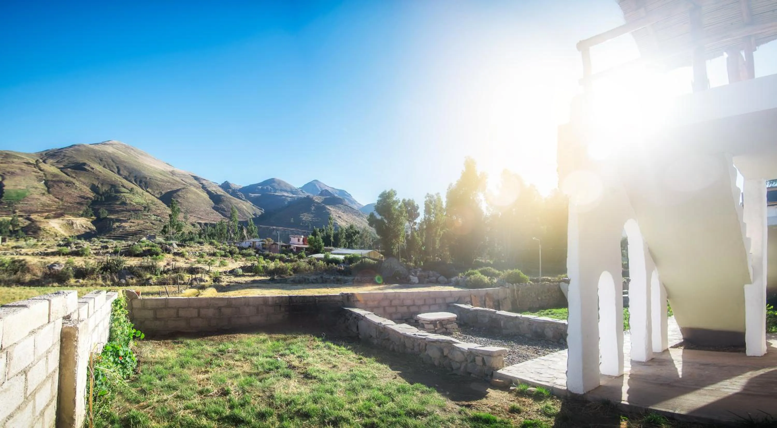 Natural landscape in Le Foyer Colca