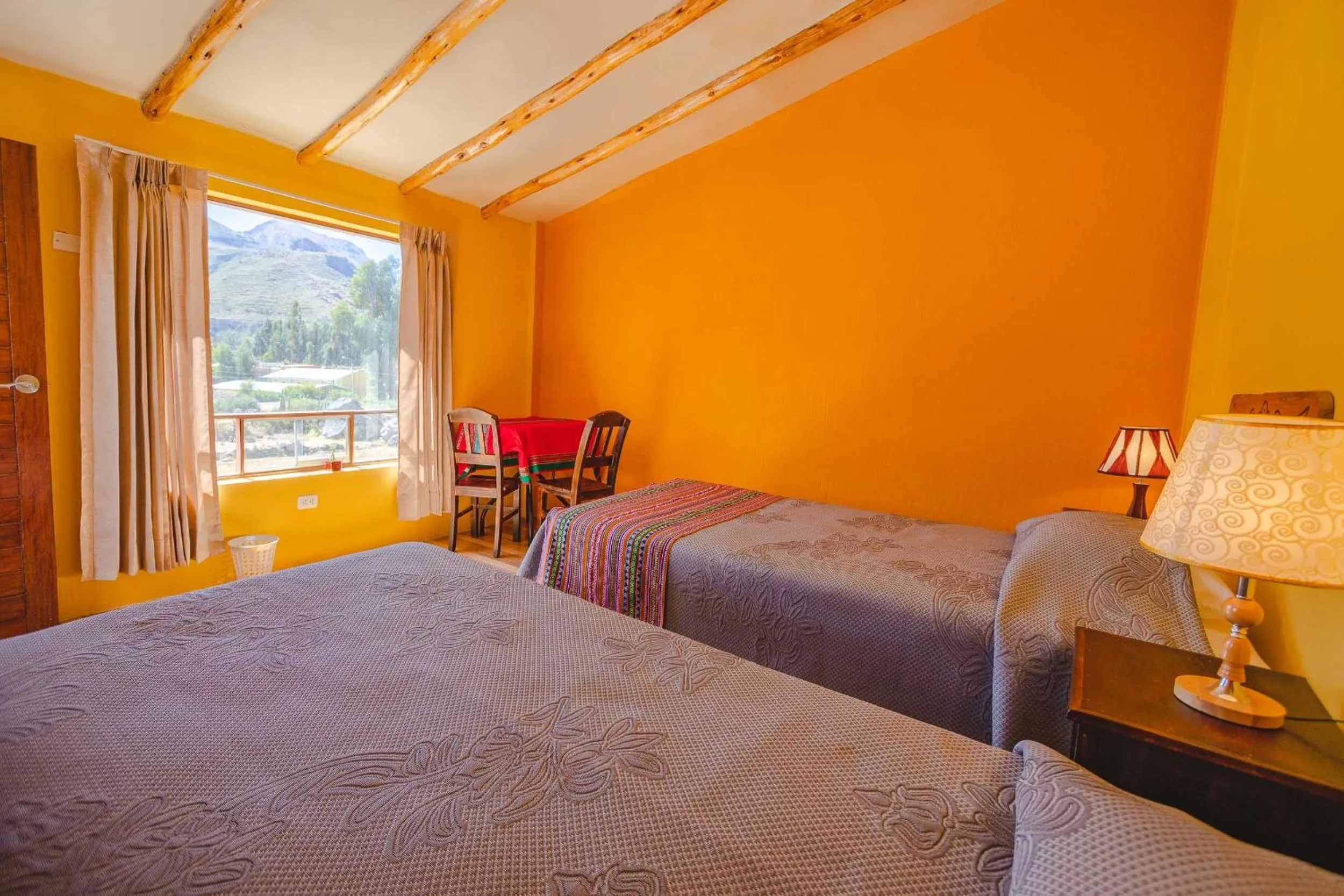 Bed in Le Foyer Colca