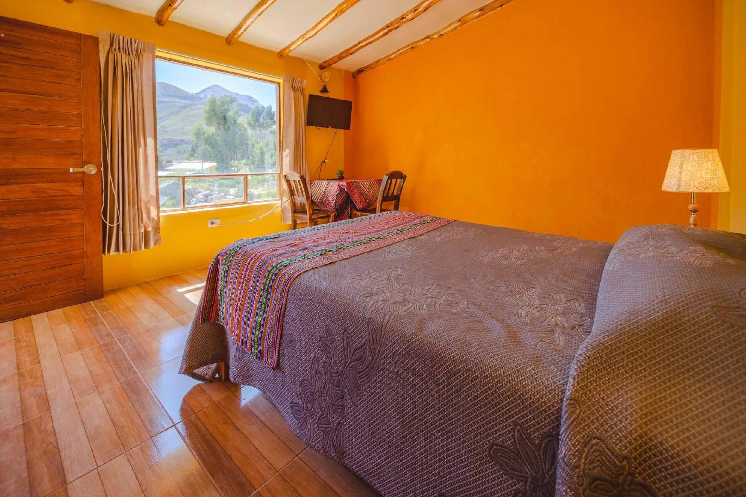 Bed in Le Foyer Colca