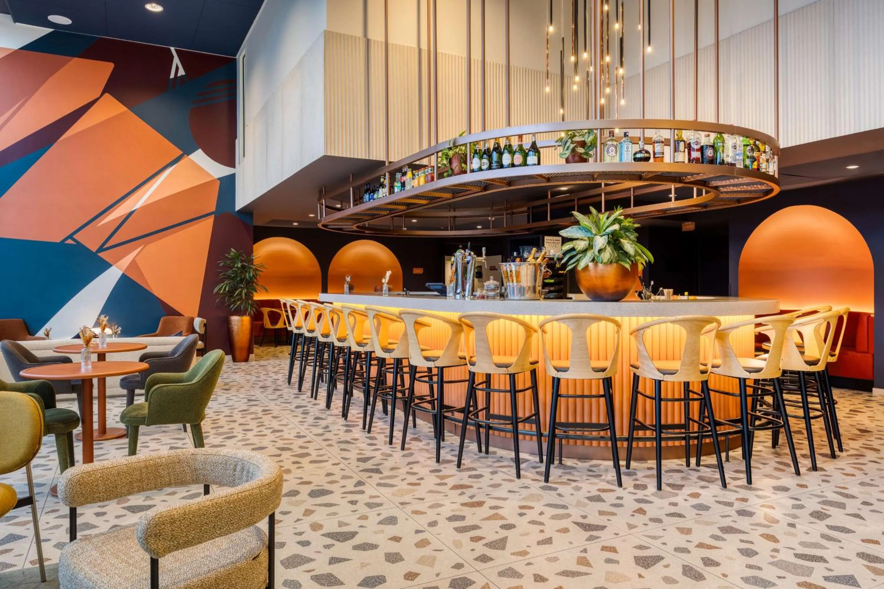 Lobby or reception in Hilton Lille