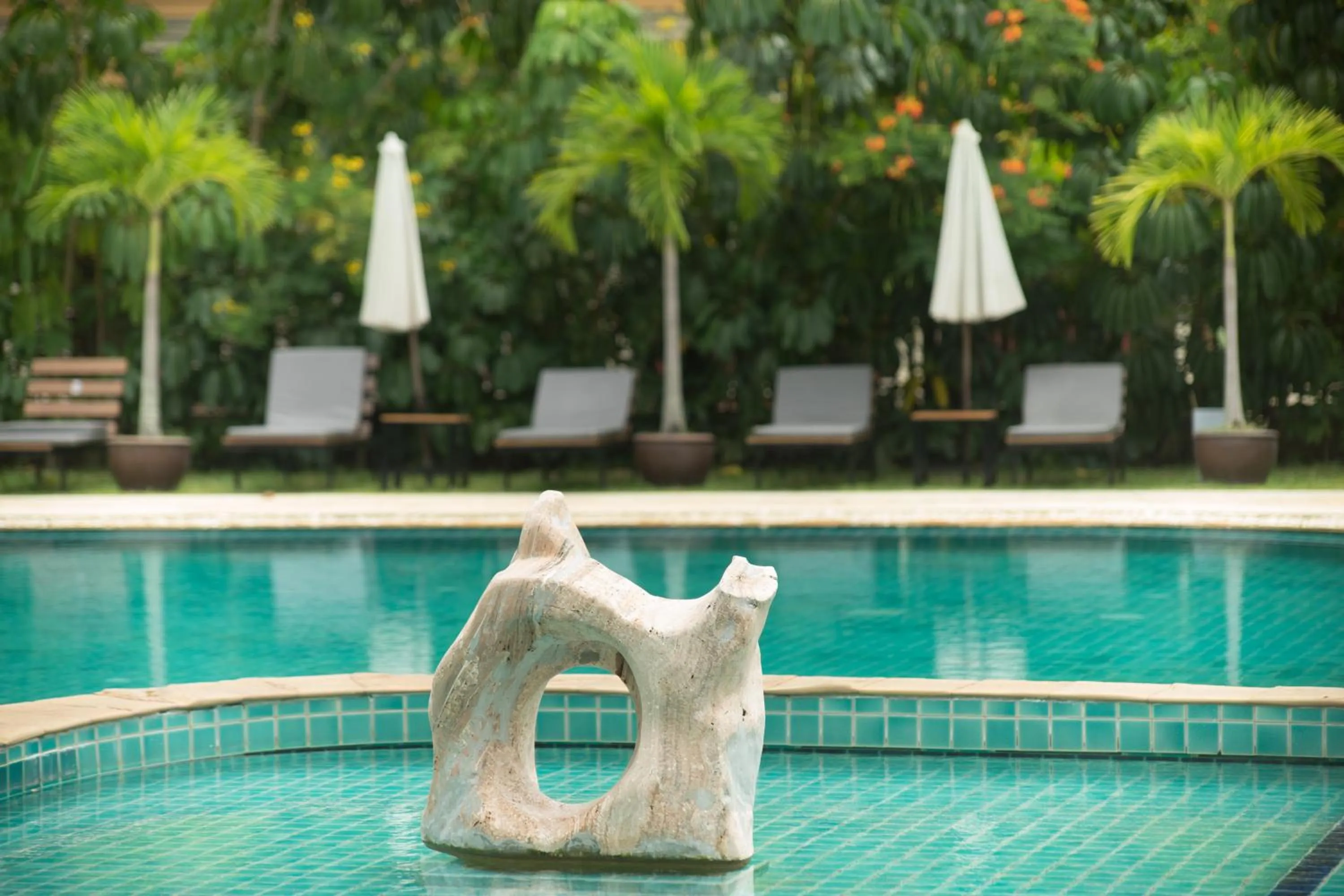 Pool view in Blue Beach Grand Resort And Spa