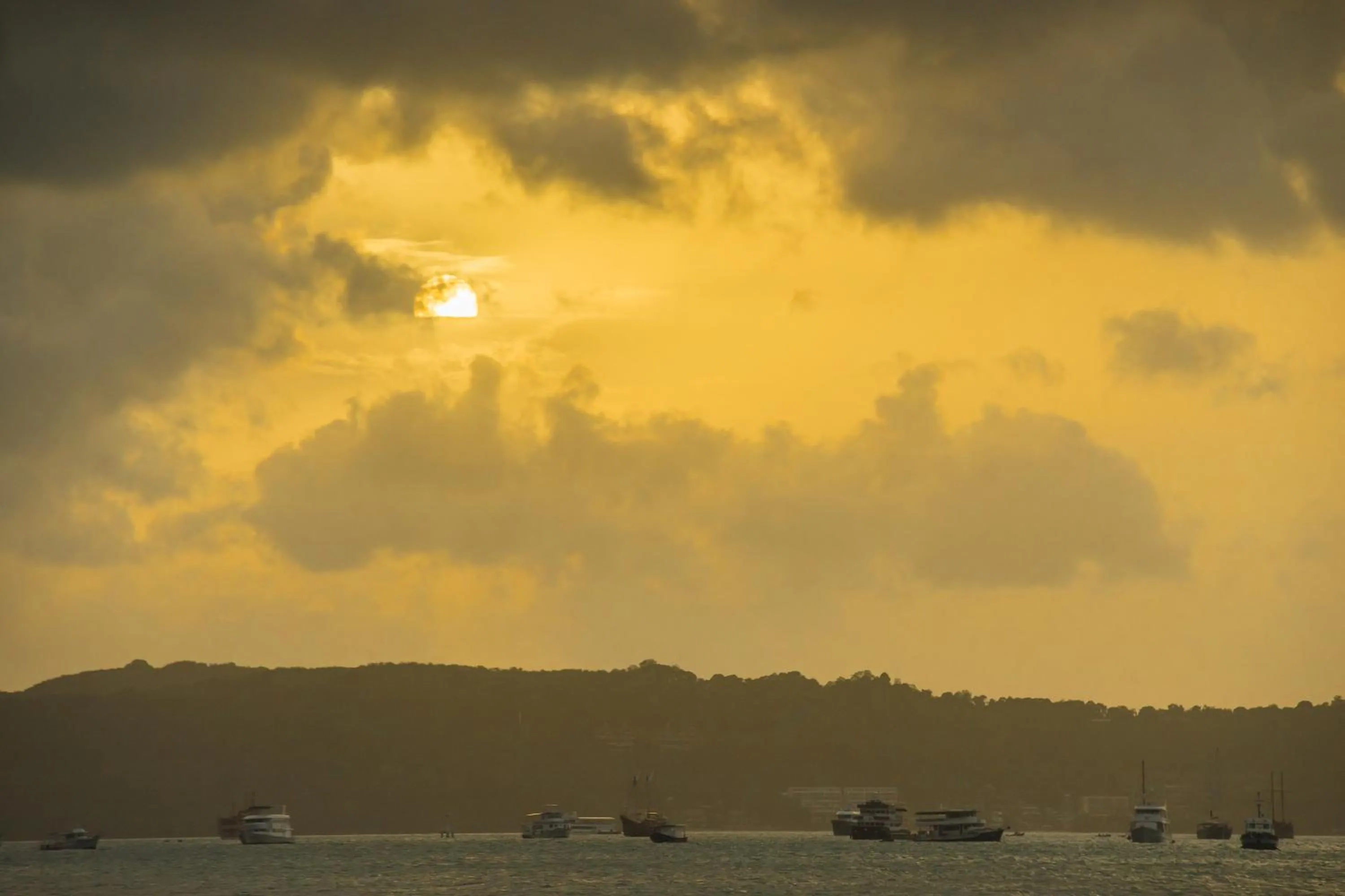 Sunset in Blue Beach Grand Resort And Spa