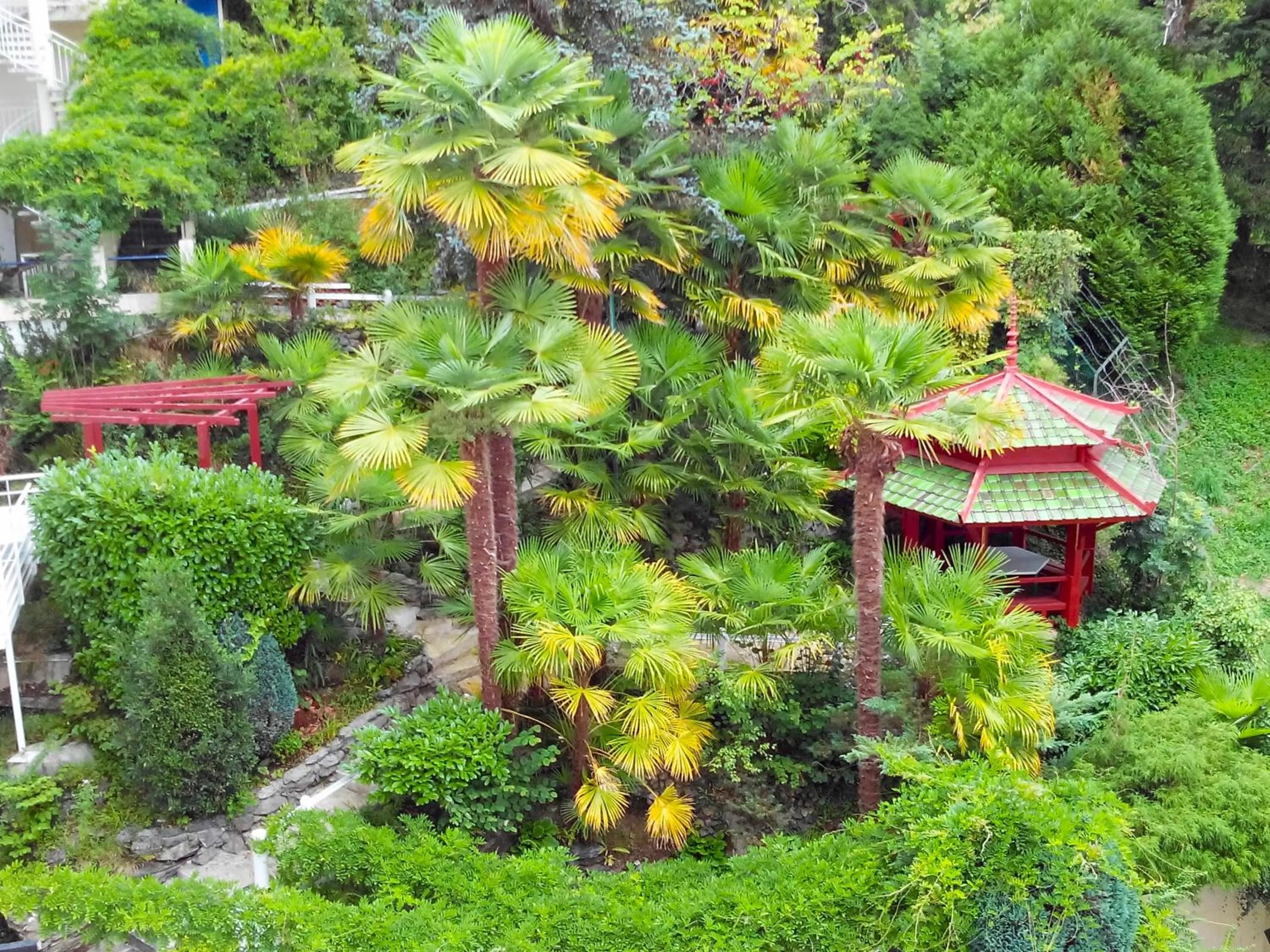 Natural landscape in Hôtel Christina Lourdes