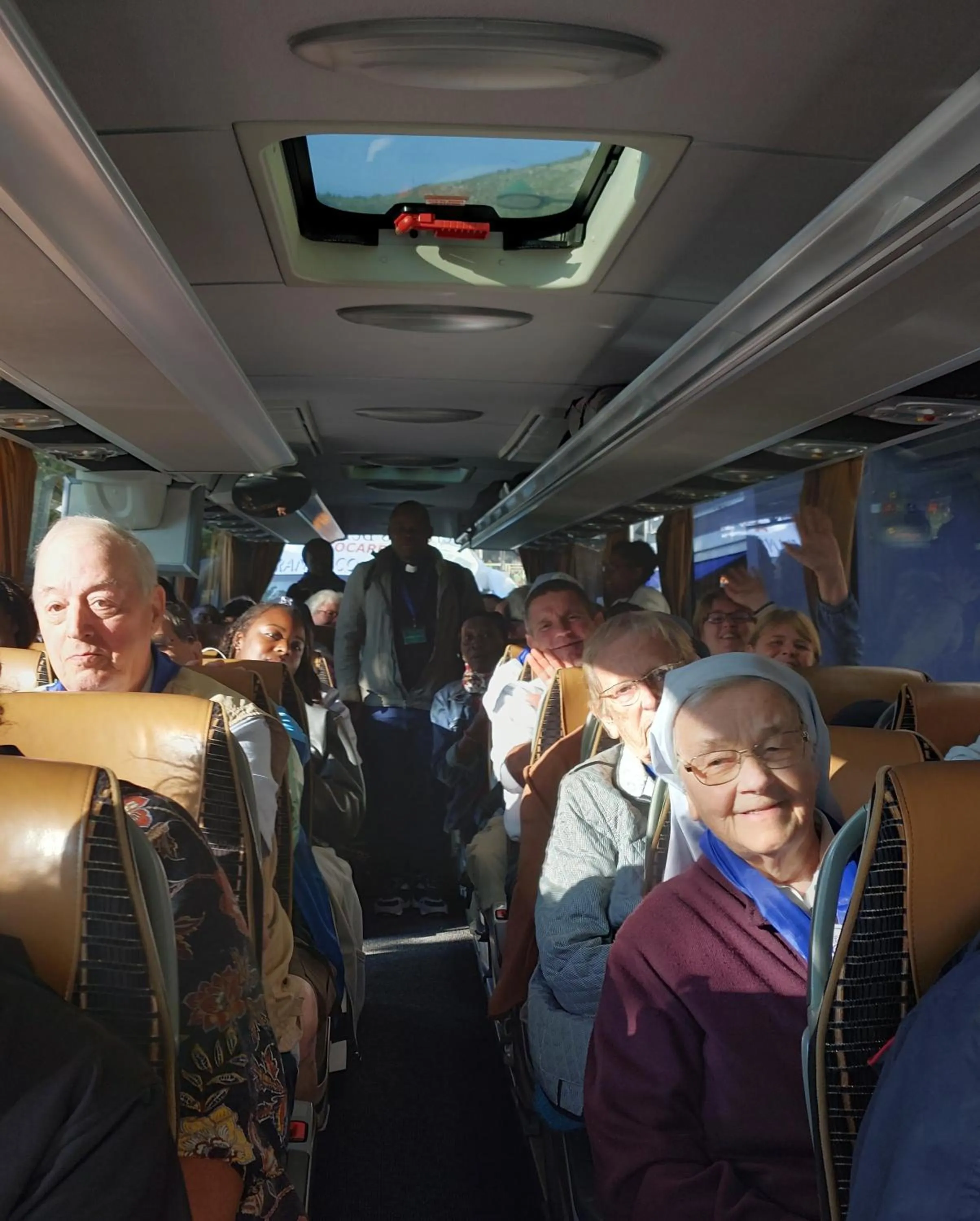 group of guests in Hôtel Christina Lourdes