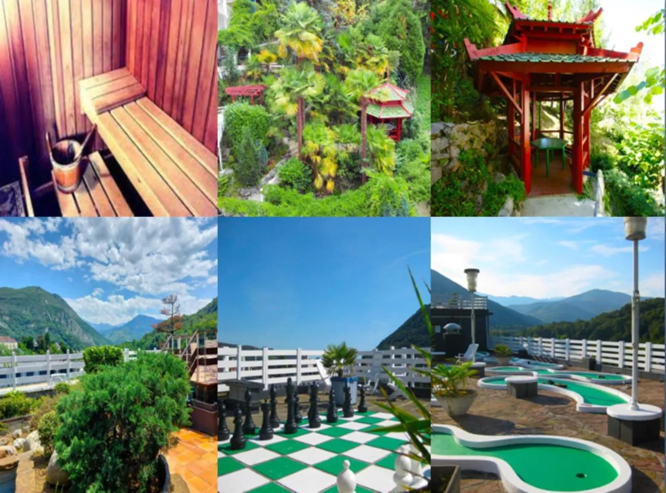 Natural landscape in Hôtel Christina Lourdes