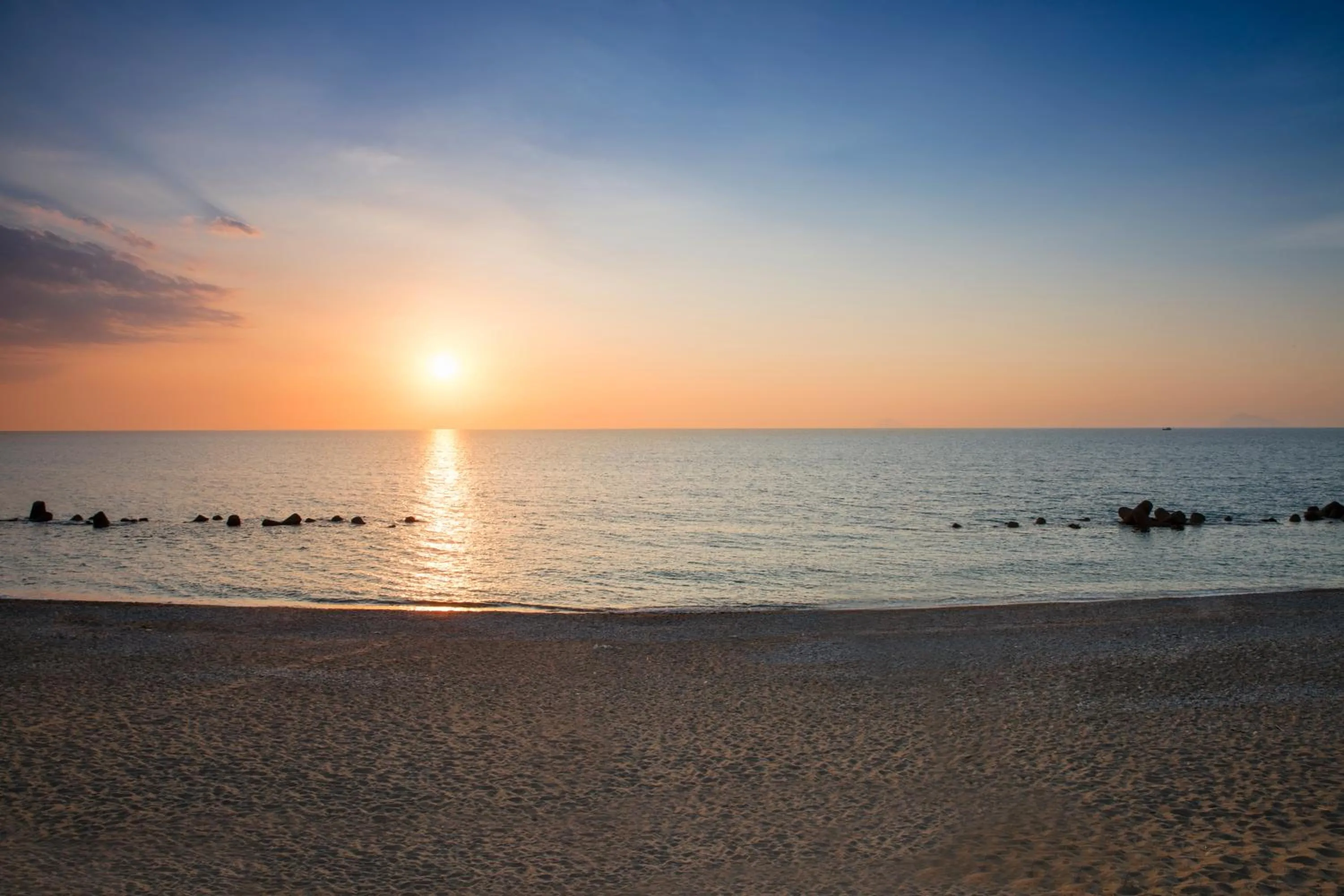 Beach in B&B Il Capitano