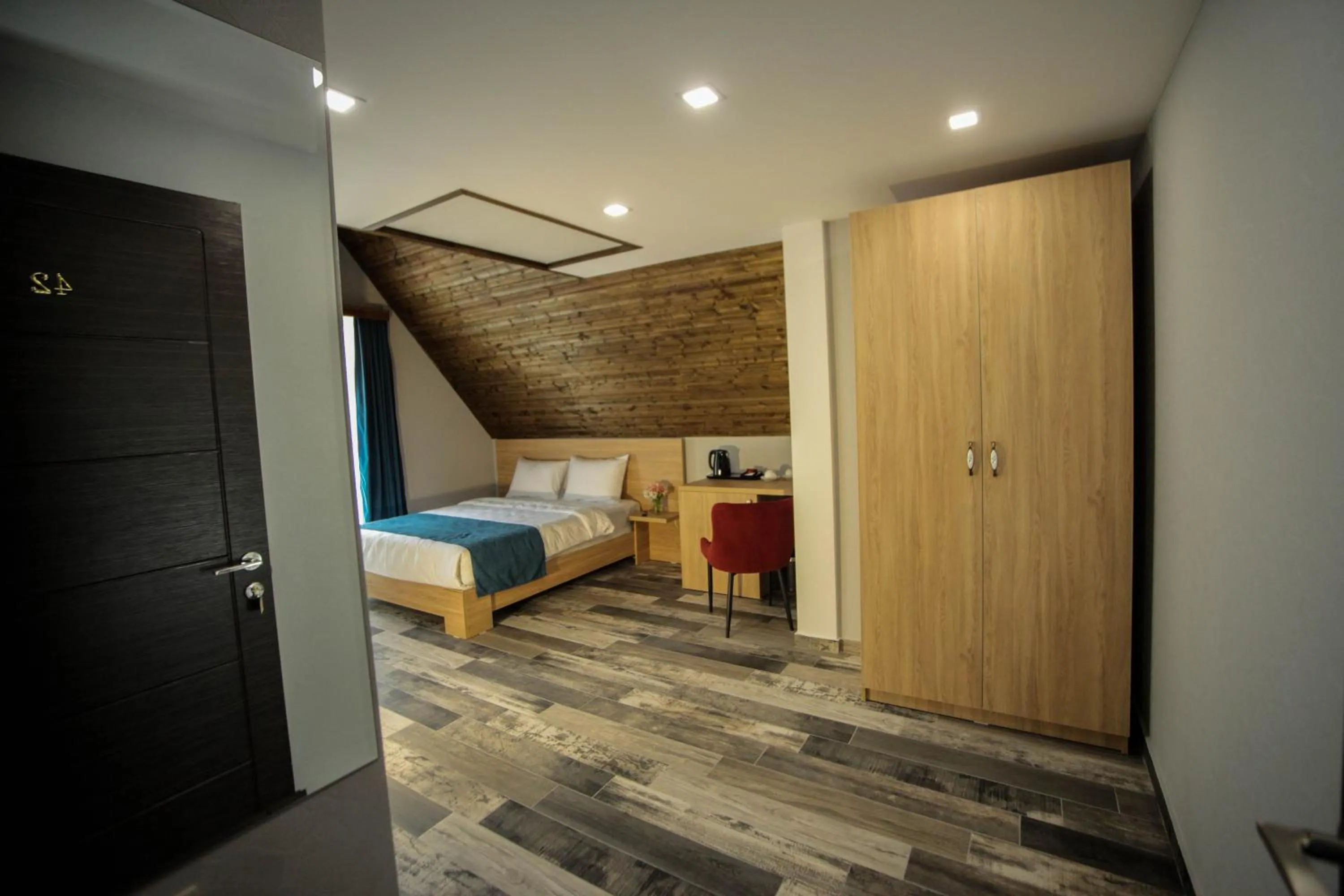 Bedroom, Bed in Borjomi UnderWood