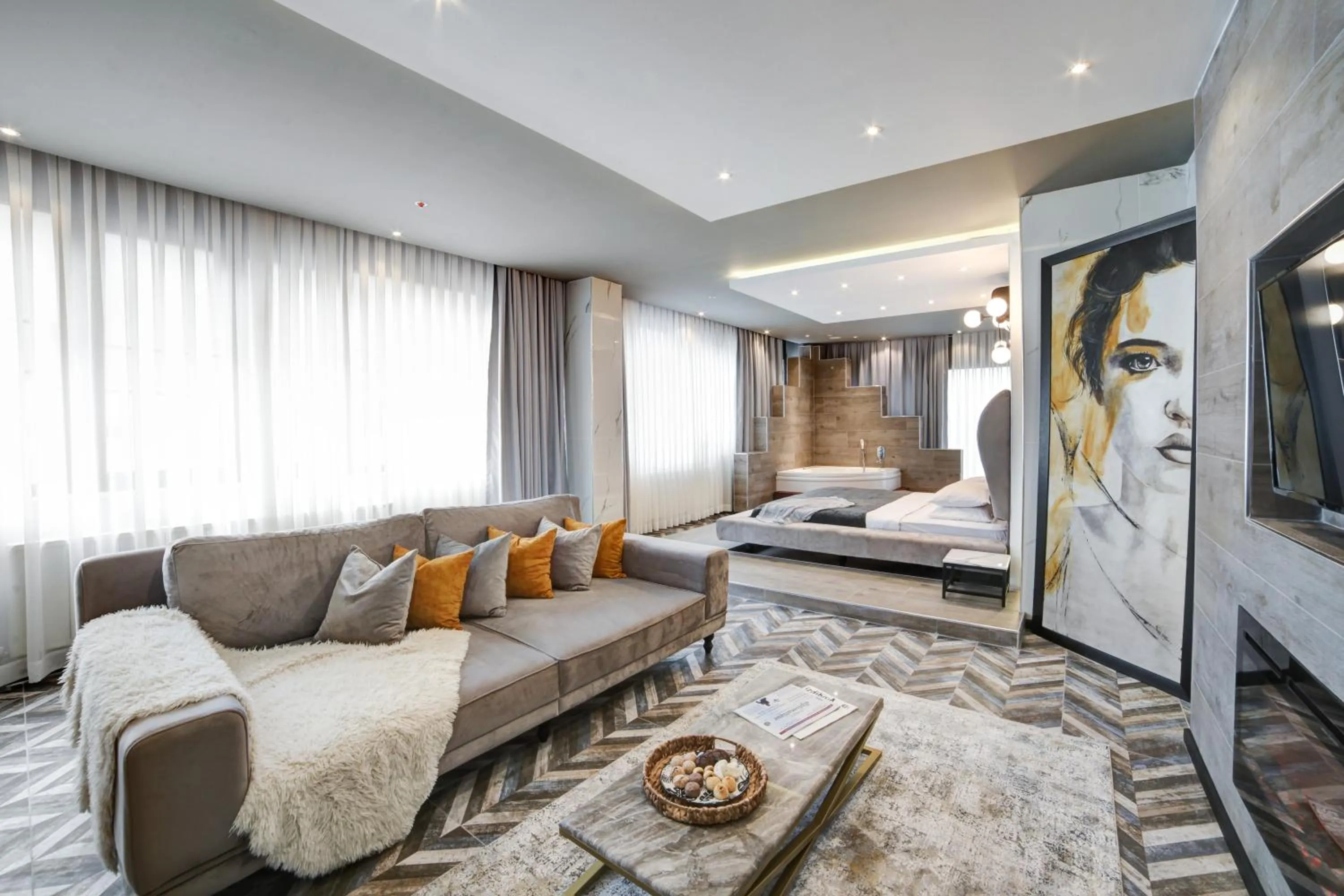 Living room in Walton Residence Sisli