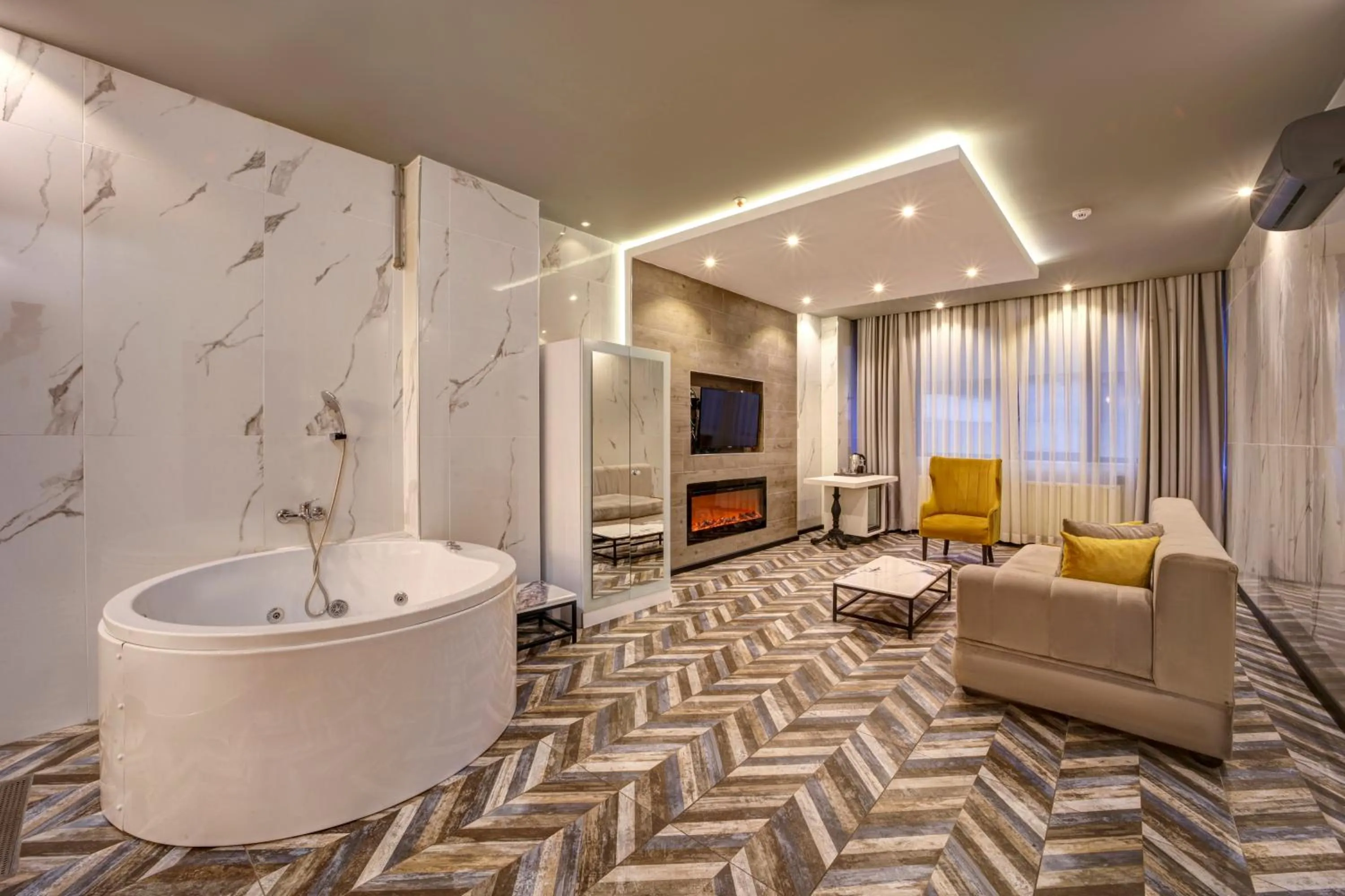 Seating area in Walton Residence Sisli