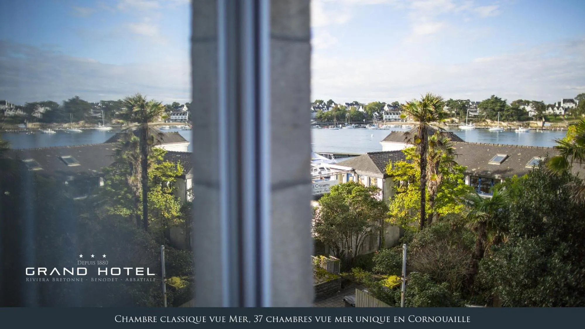 River view in Grand Hôtel Abbatiale Bénodet, Originals Relais