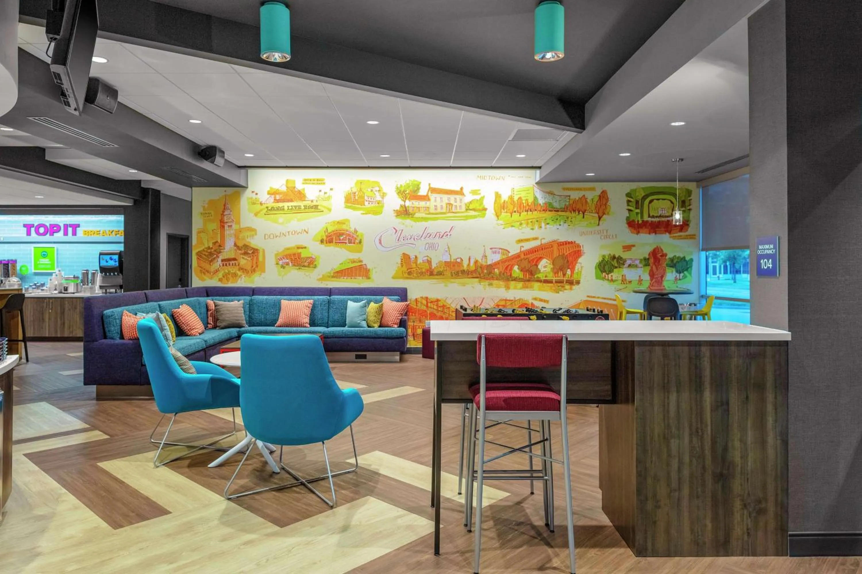 Lobby or reception in Tru By Hilton Cleveland Midtown