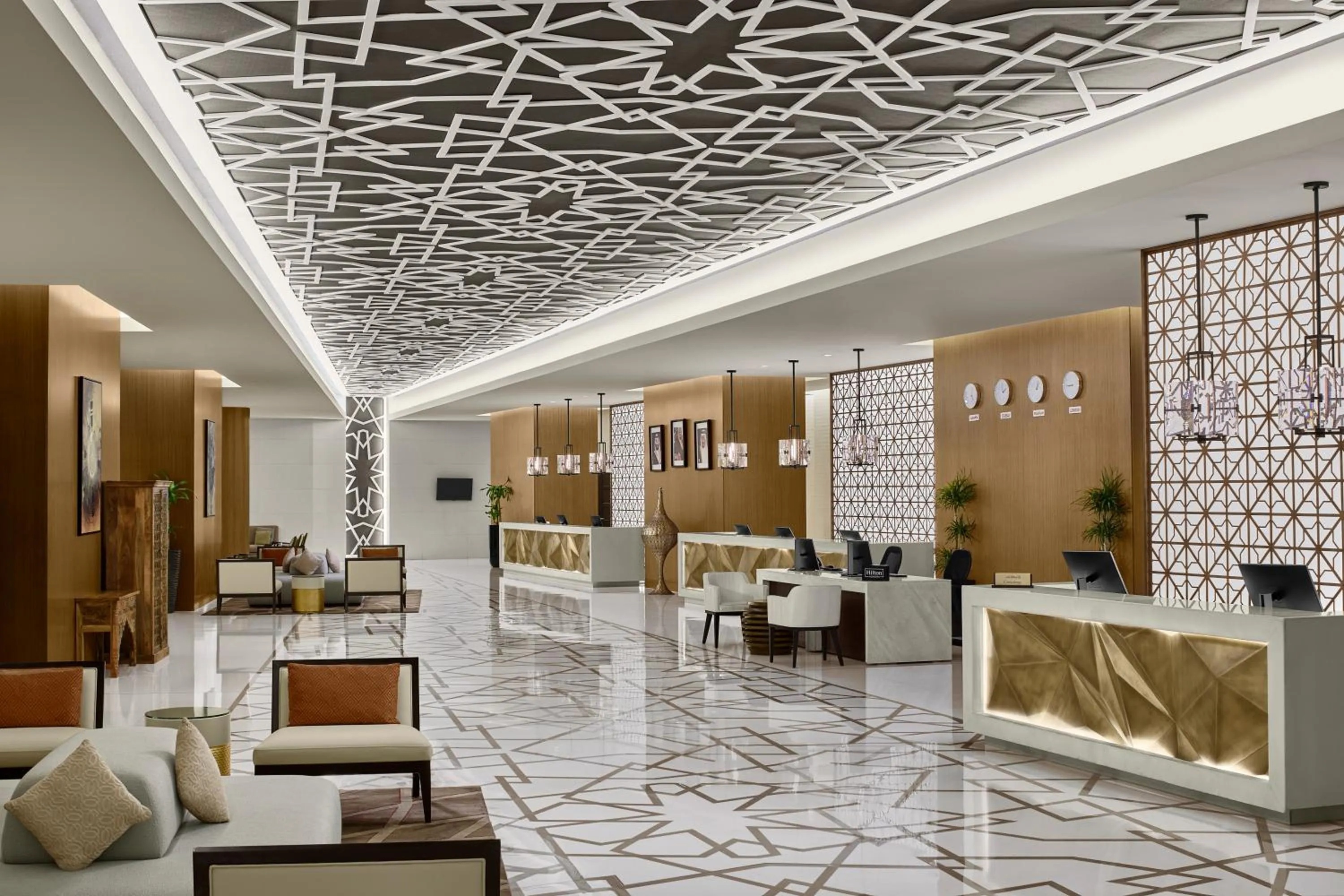 Lobby or reception in Doubletree By Hilton Jabal Omar Makkah