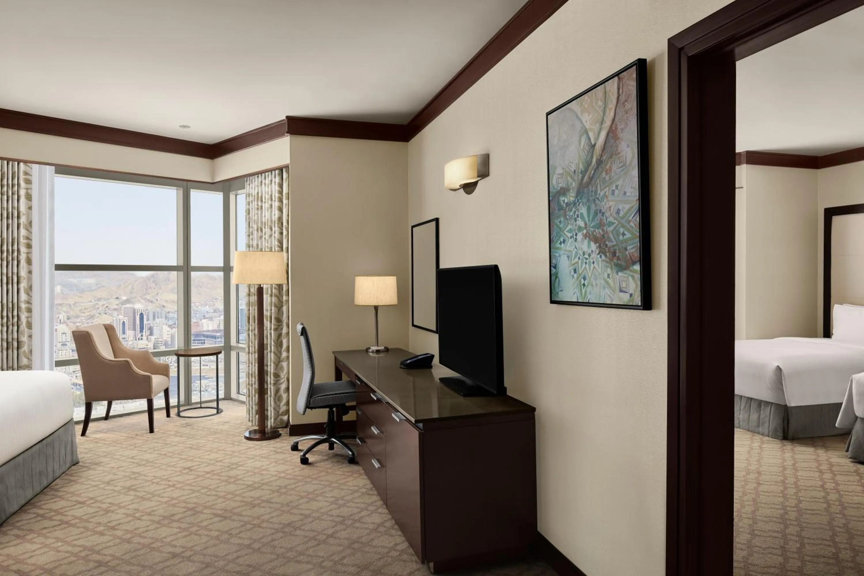 Bed in Doubletree By Hilton Jabal Omar Makkah