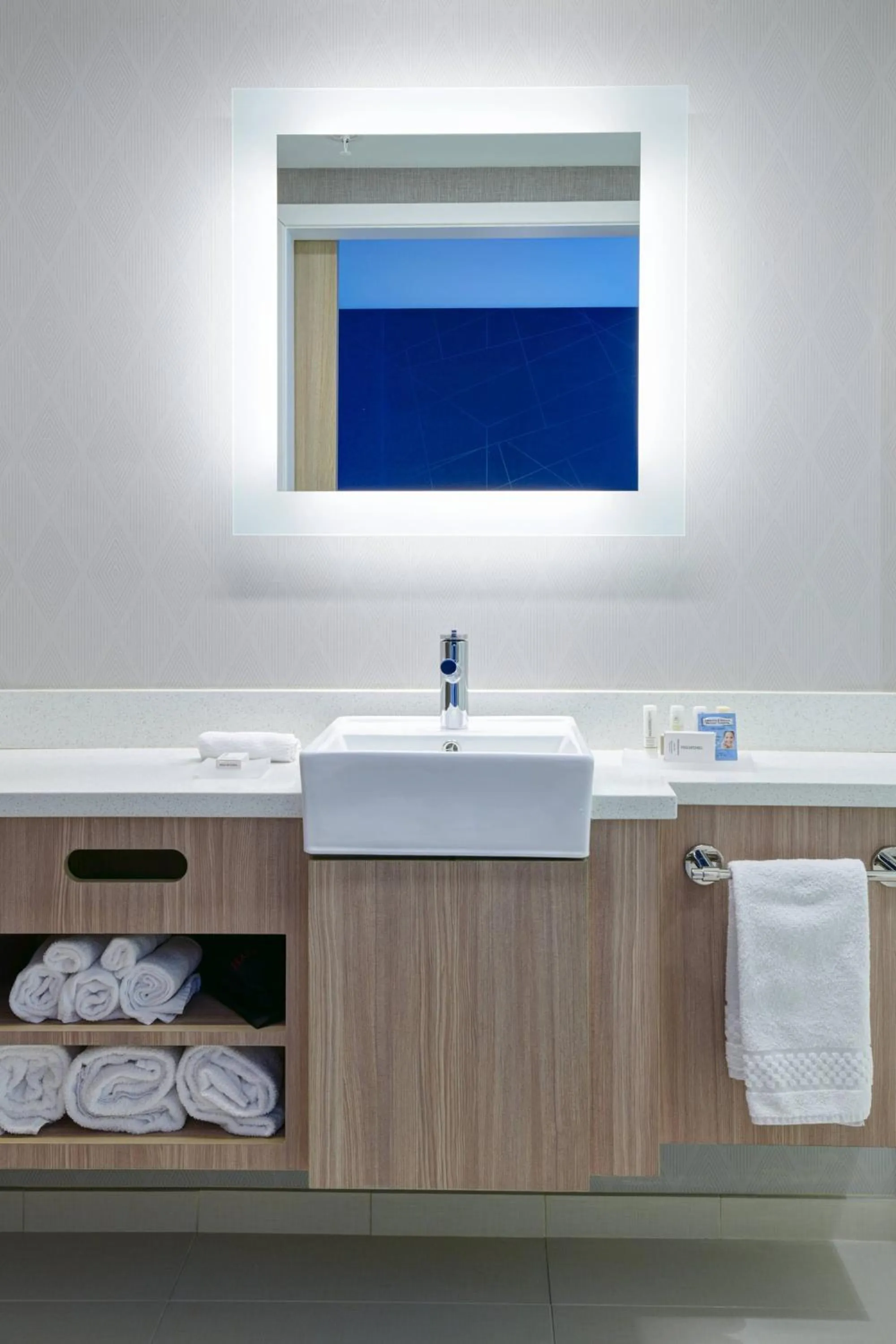 Bathroom in SpringHill Suites by Marriott Wixom Novi