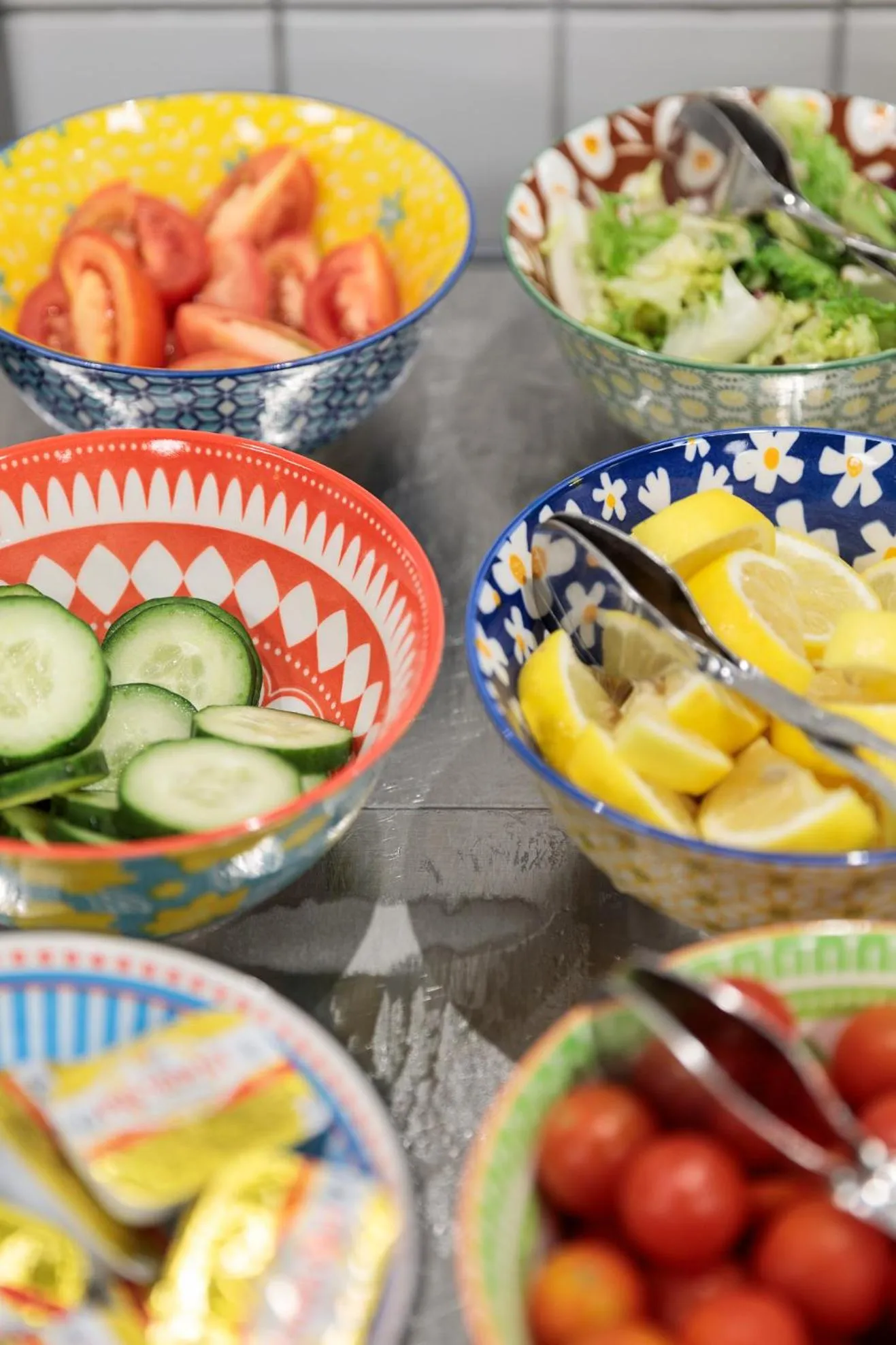 Buffet breakfast in Hotel Brick Barcelona