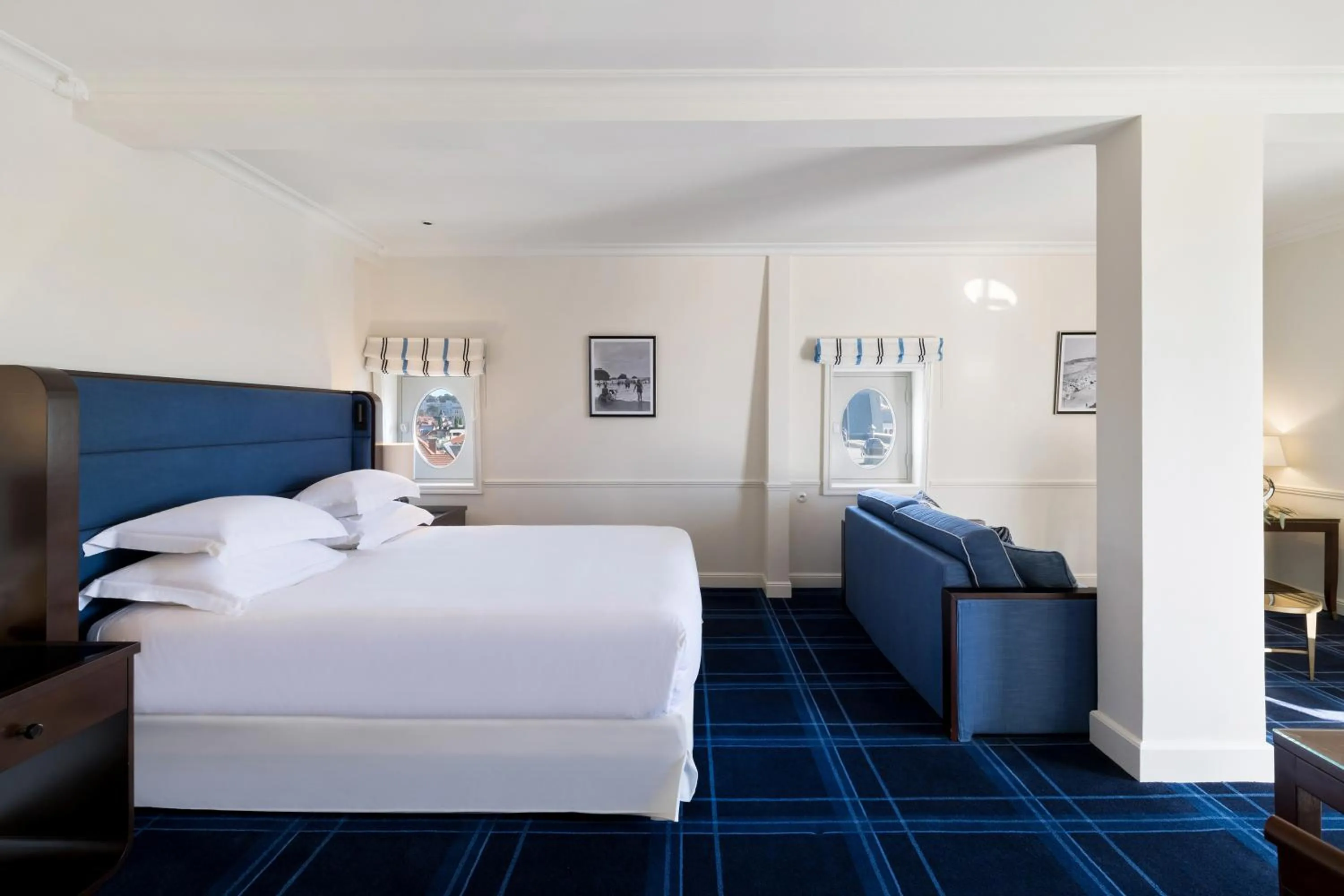 Bedroom, Bed in Hôtel du Palais Biarritz, in The Unbound Collection by Hyatt