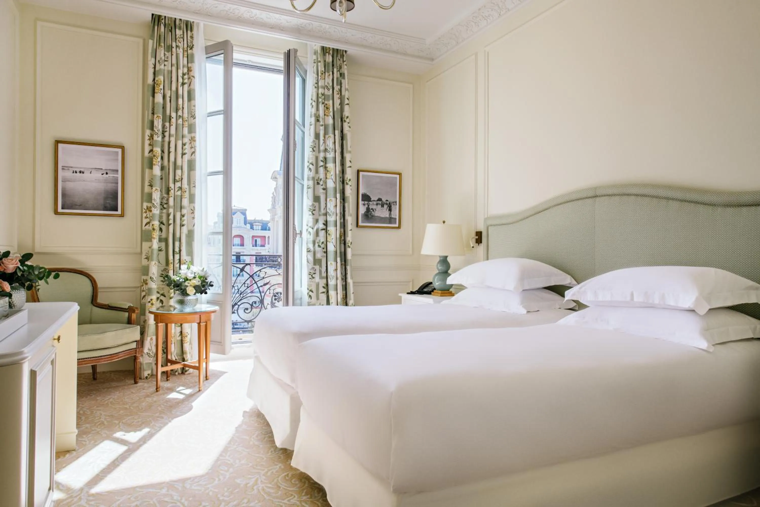 City view, Bed in Hôtel du Palais Biarritz, in The Unbound Collection by Hyatt
