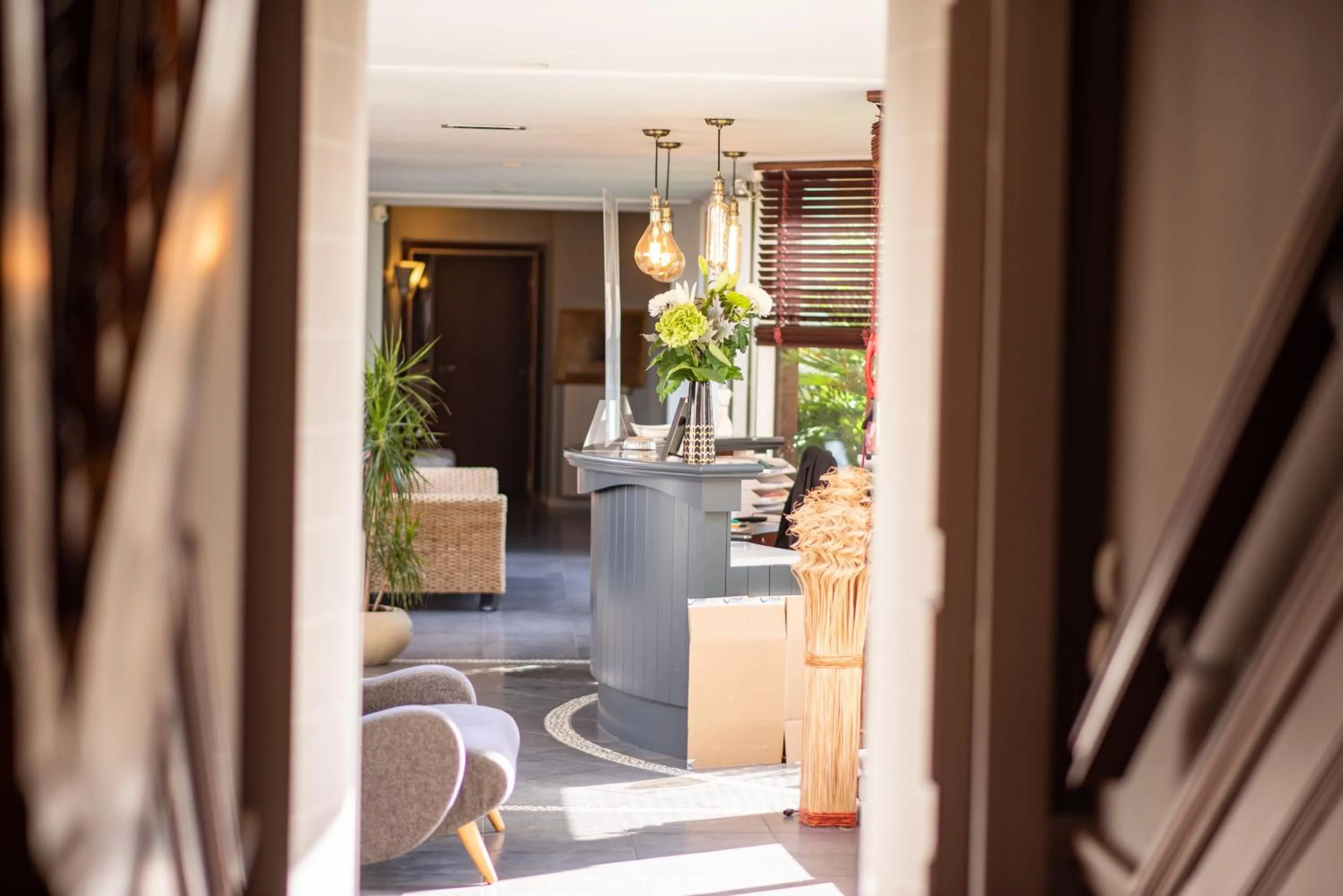 Lobby or reception in Hôtel La Villefromoy