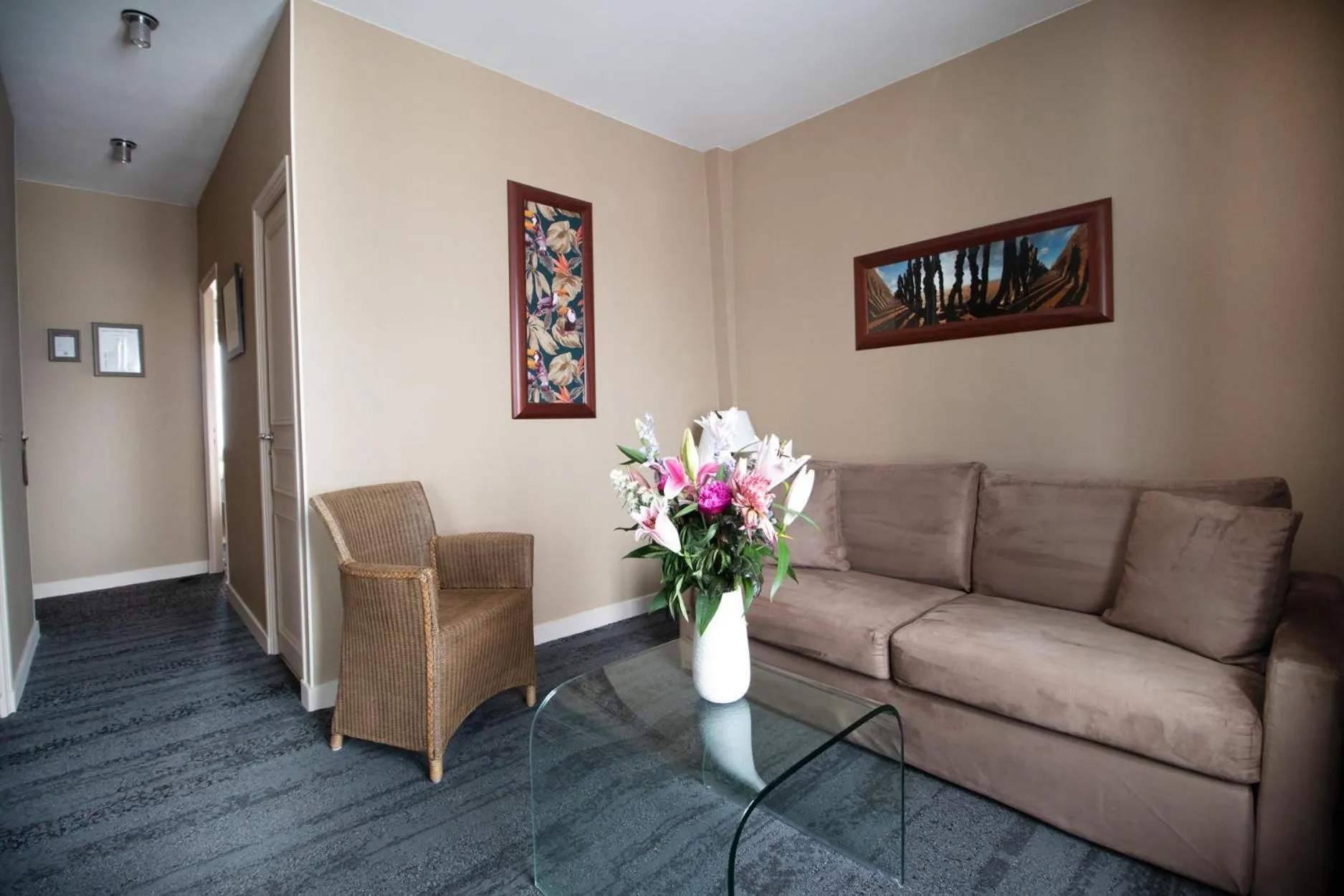 Living room in Hôtel La Villefromoy
