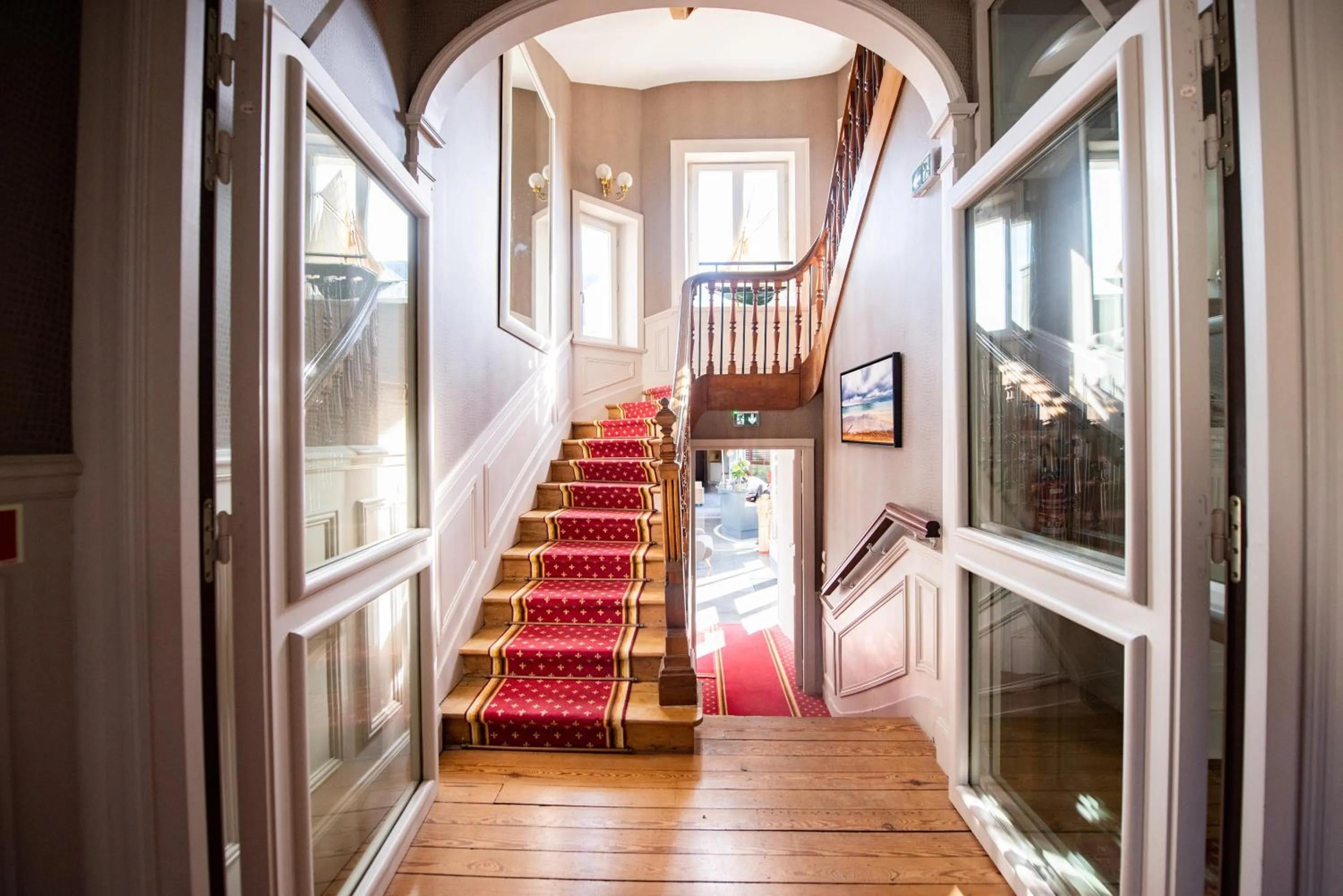 Lobby or reception in Hôtel La Villefromoy