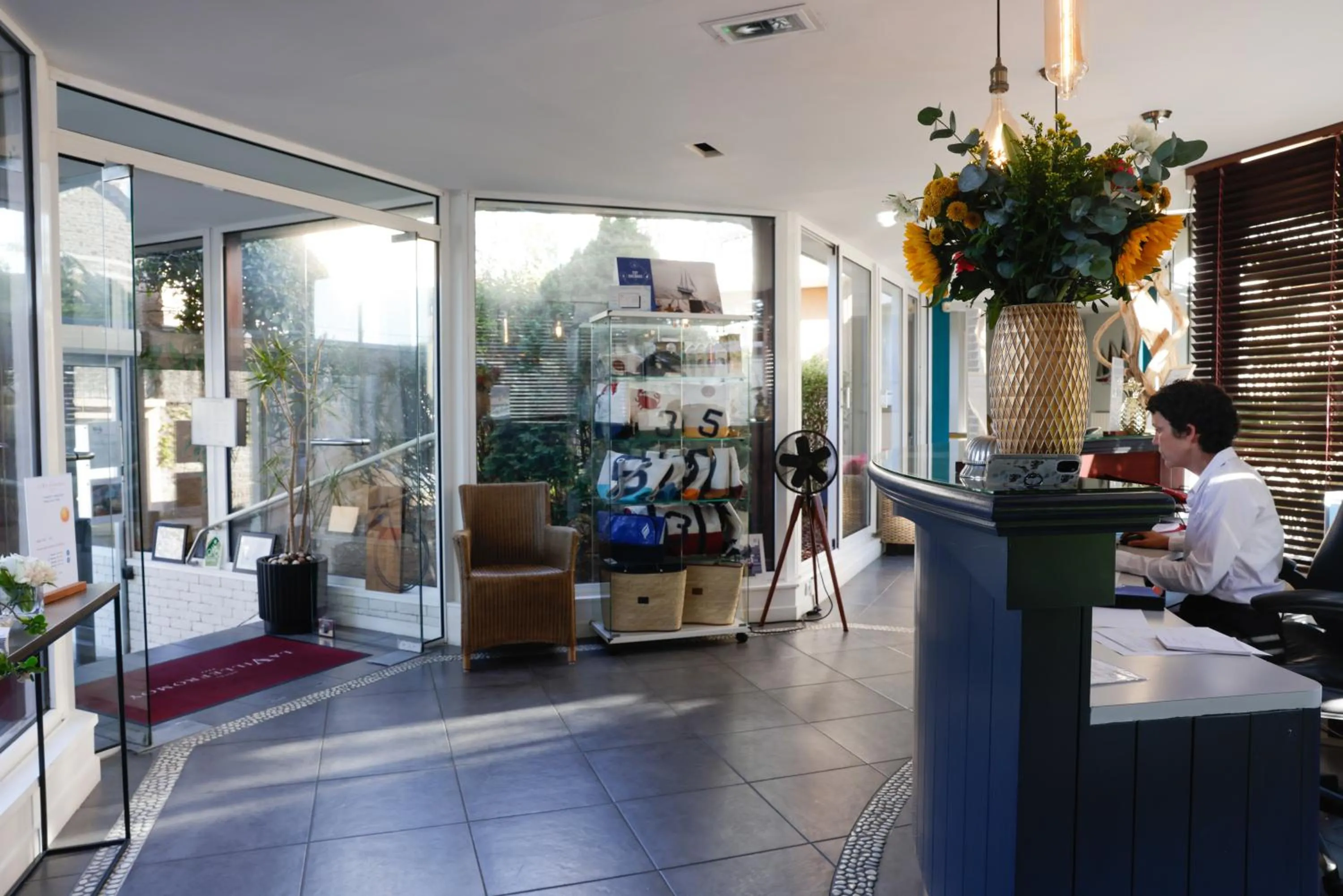 Lobby or reception in Hôtel La Villefromoy