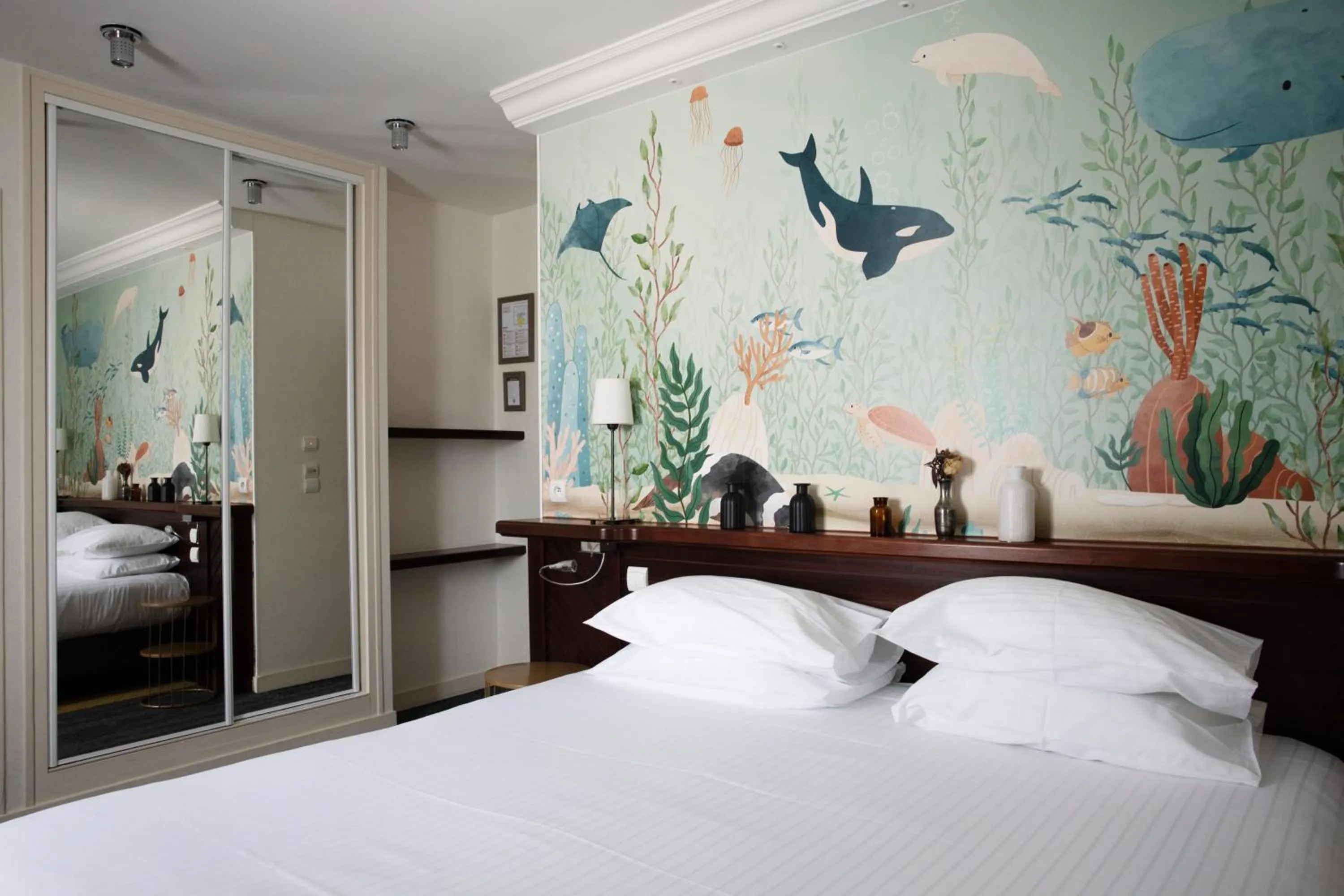 Bed in Hôtel La Villefromoy