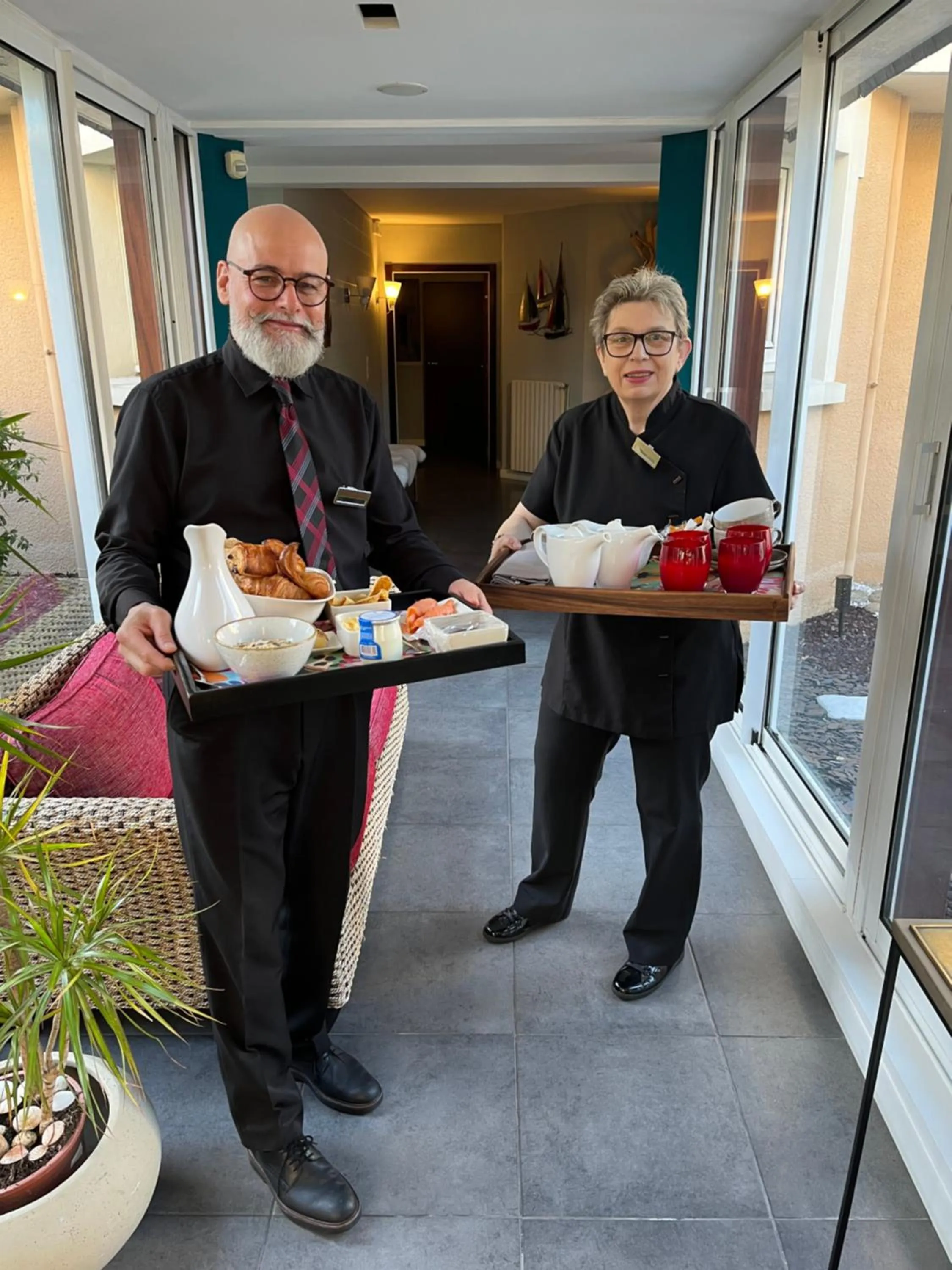 Breakfast in Hôtel La Villefromoy