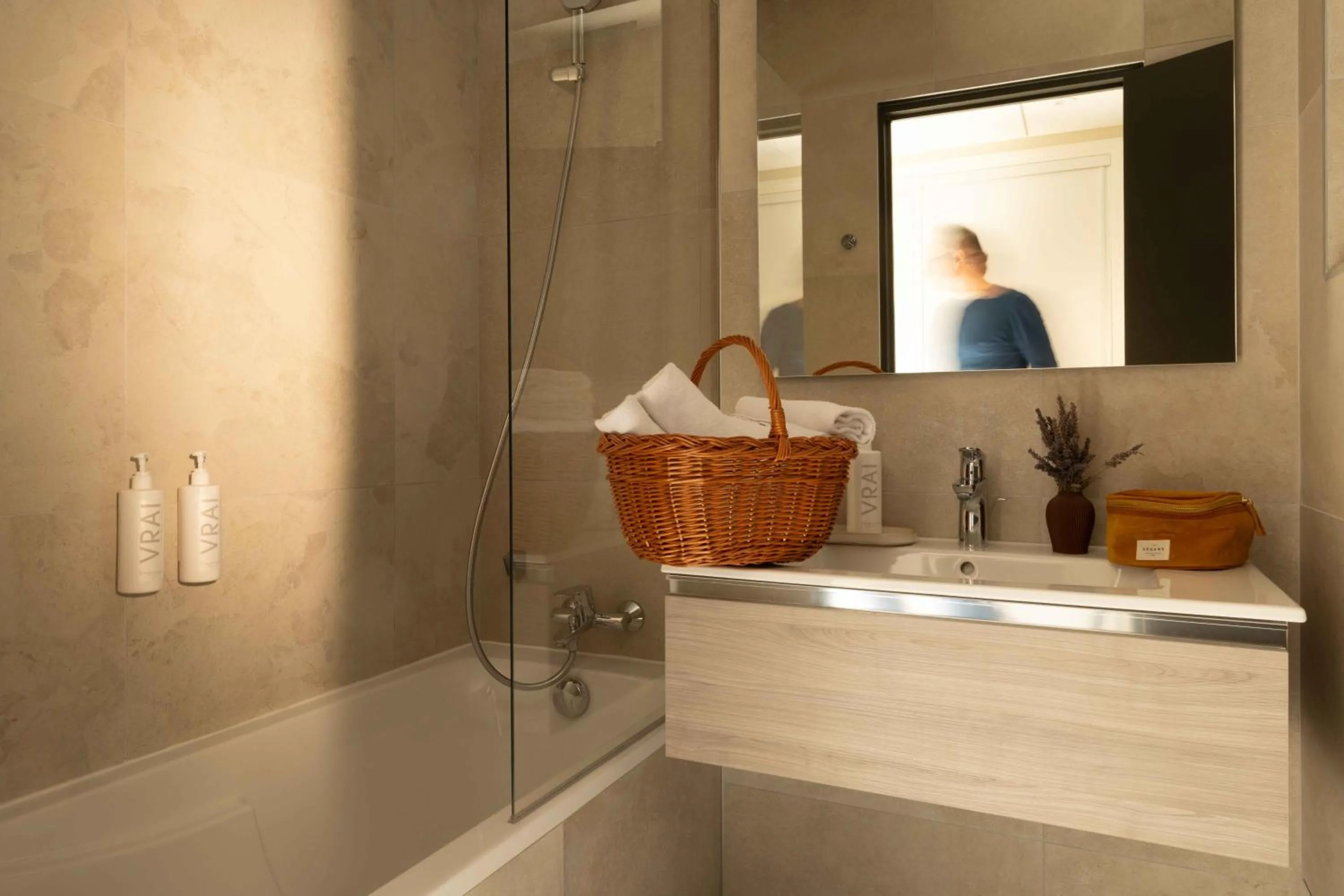 Bathroom in Hôtel Le Pré Galoffre
