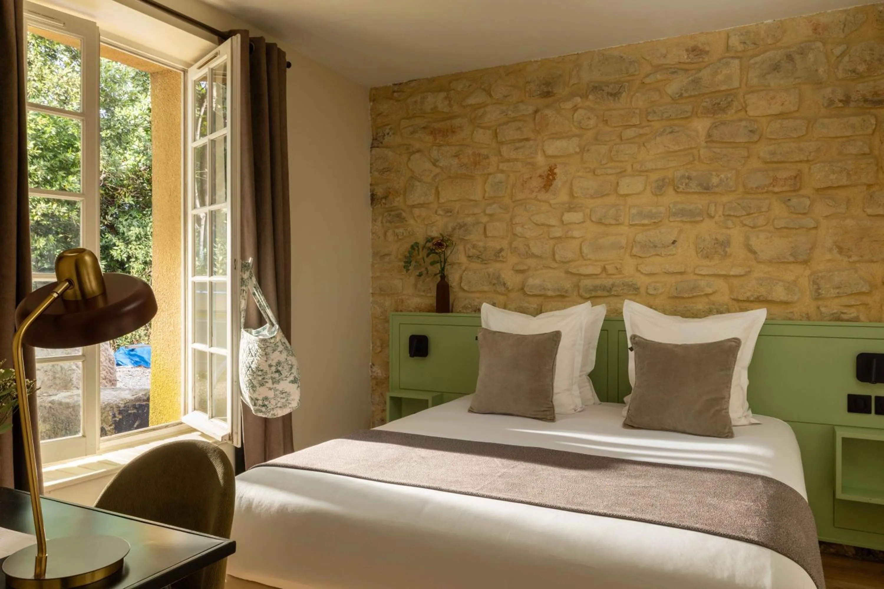 Photo of the whole room, Bed in Hôtel Le Pré Galoffre