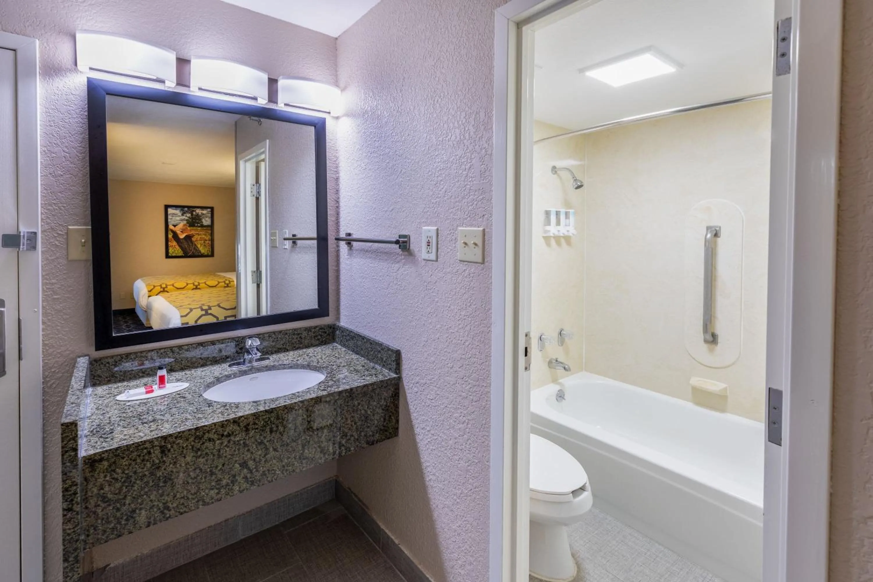 Bathroom in Baymont by Wyndham McAllen Pharr