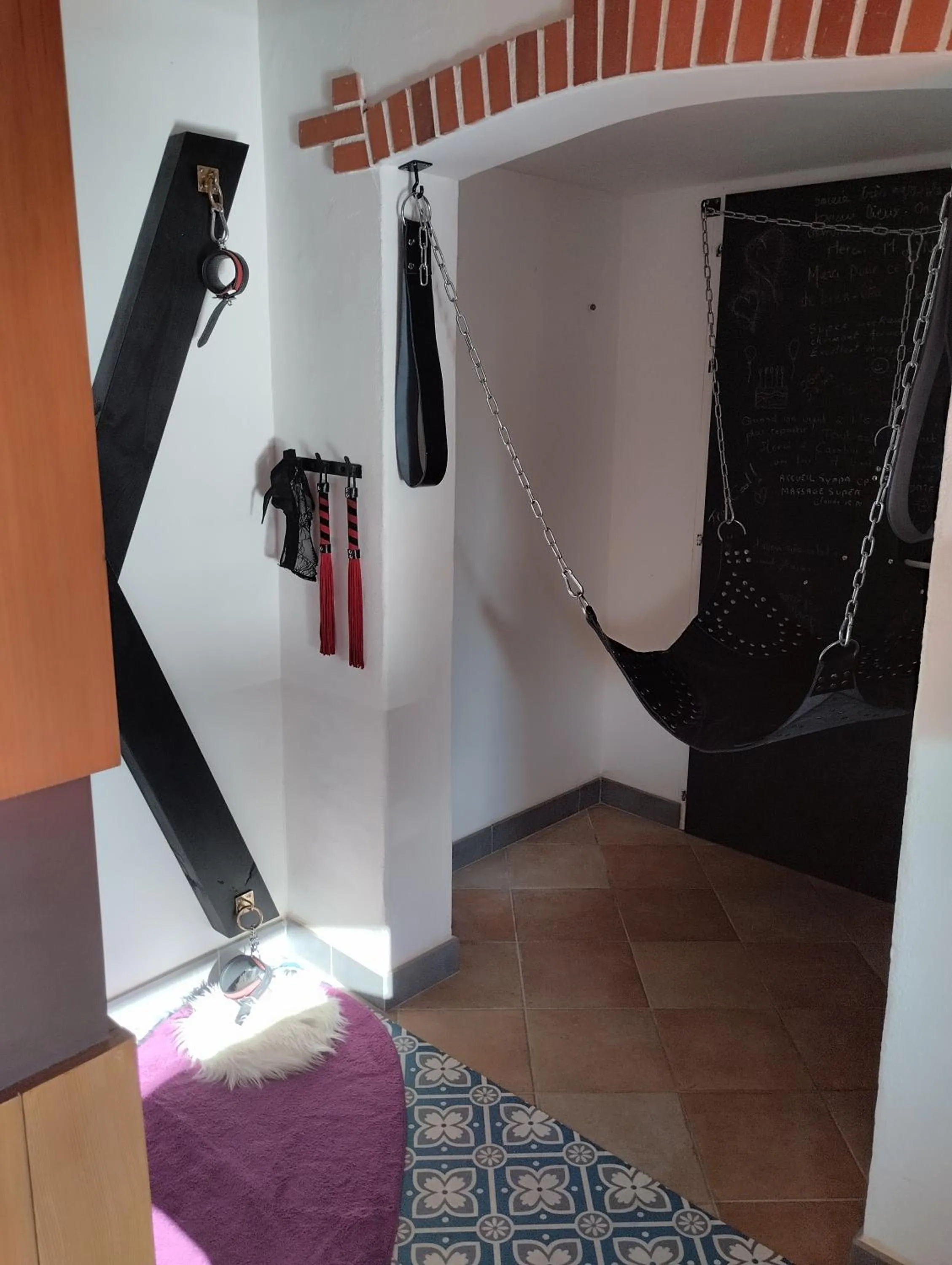 Bed in L'eden naturiste spas