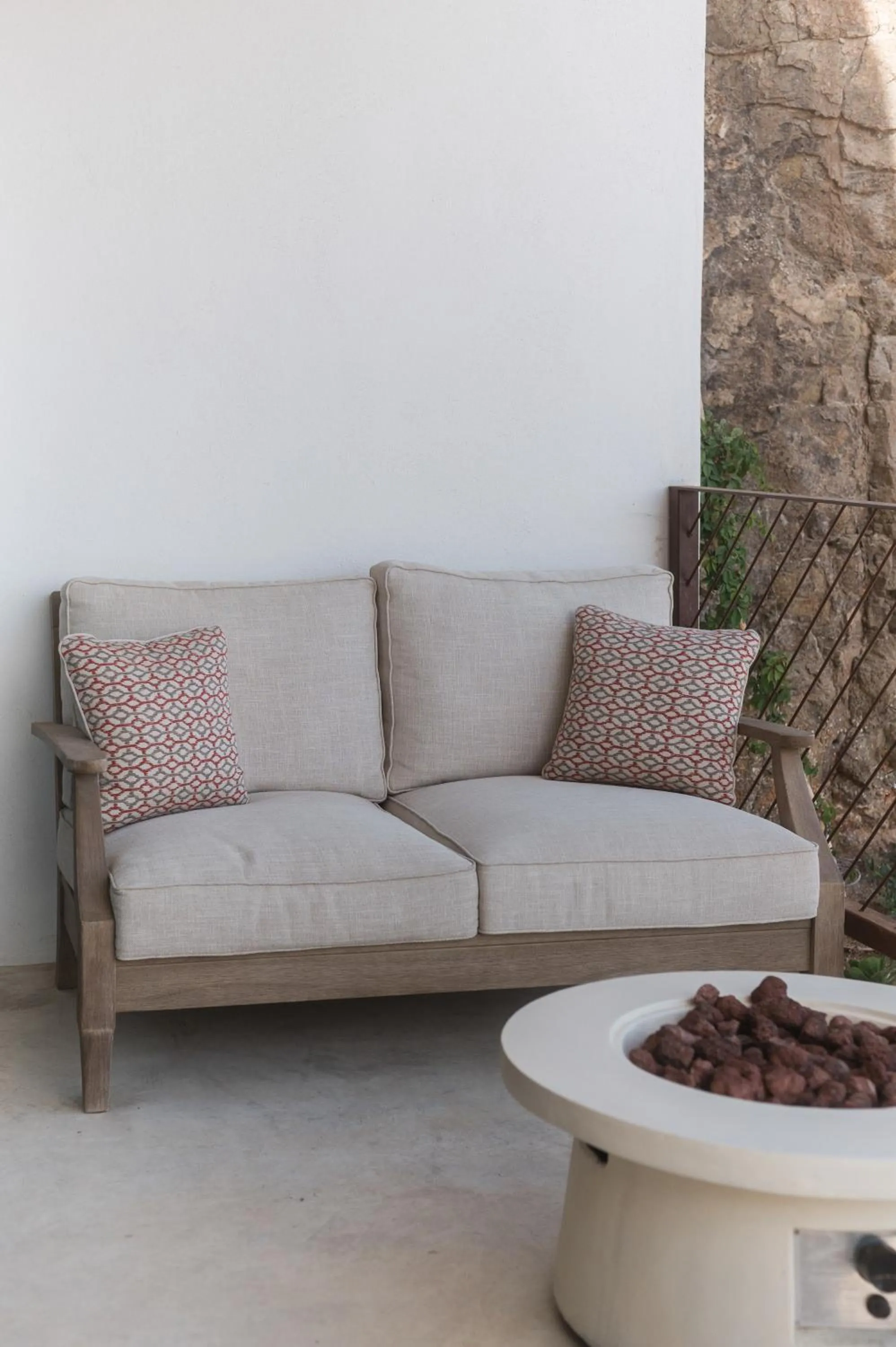 Seating area in Native Residence