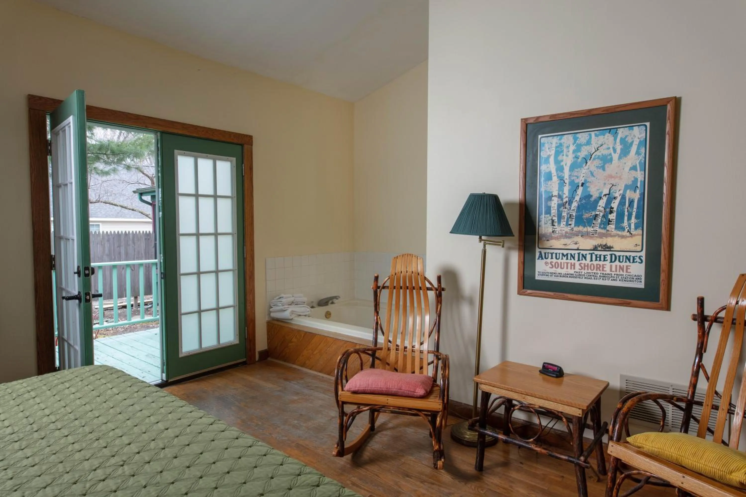 Seating area in Gordon Beach Inn