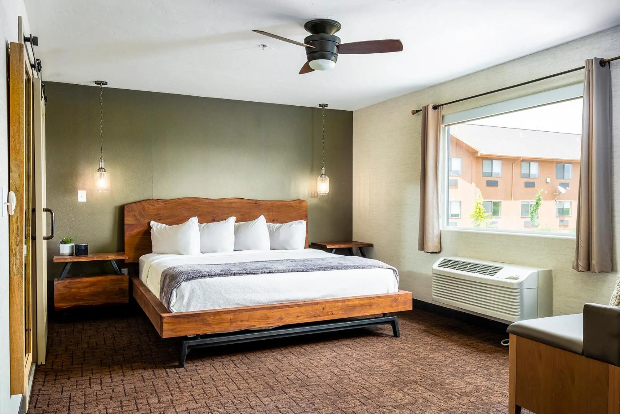 Bed in Red Sands Hotel