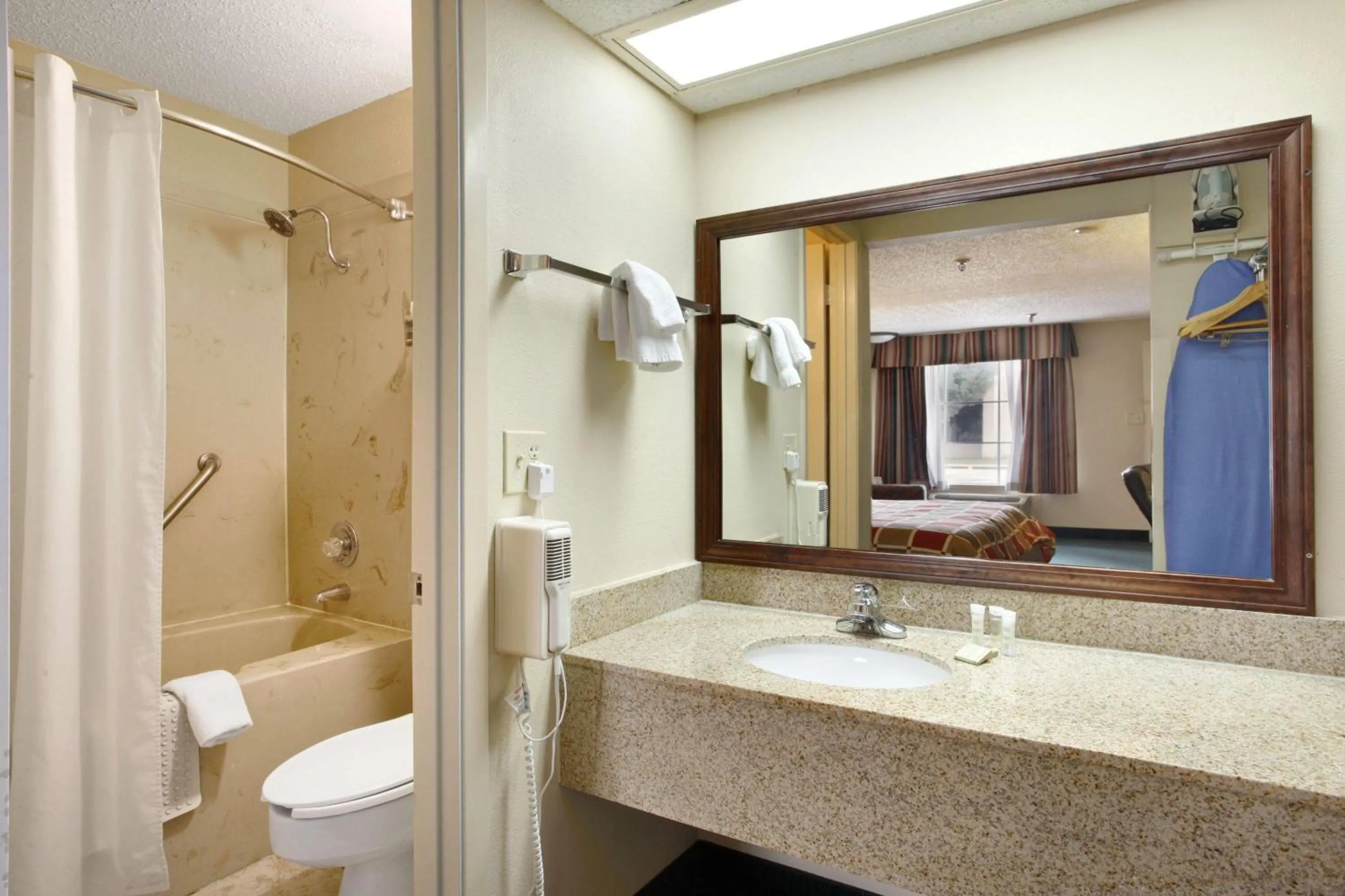 Shower in Super 8 by Wyndham New Iberia
