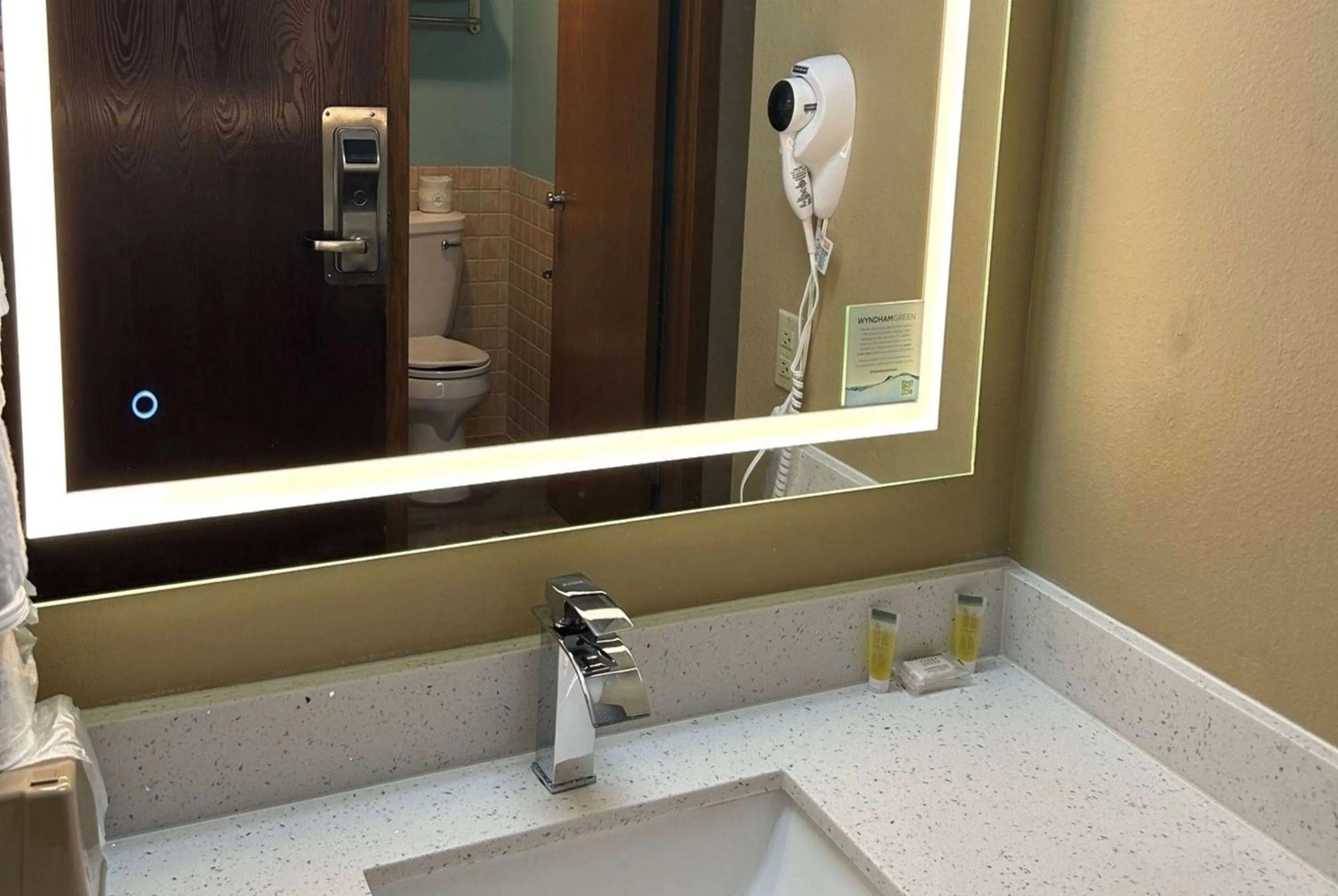 Bathroom in Super 8 by Wyndham Perry IA