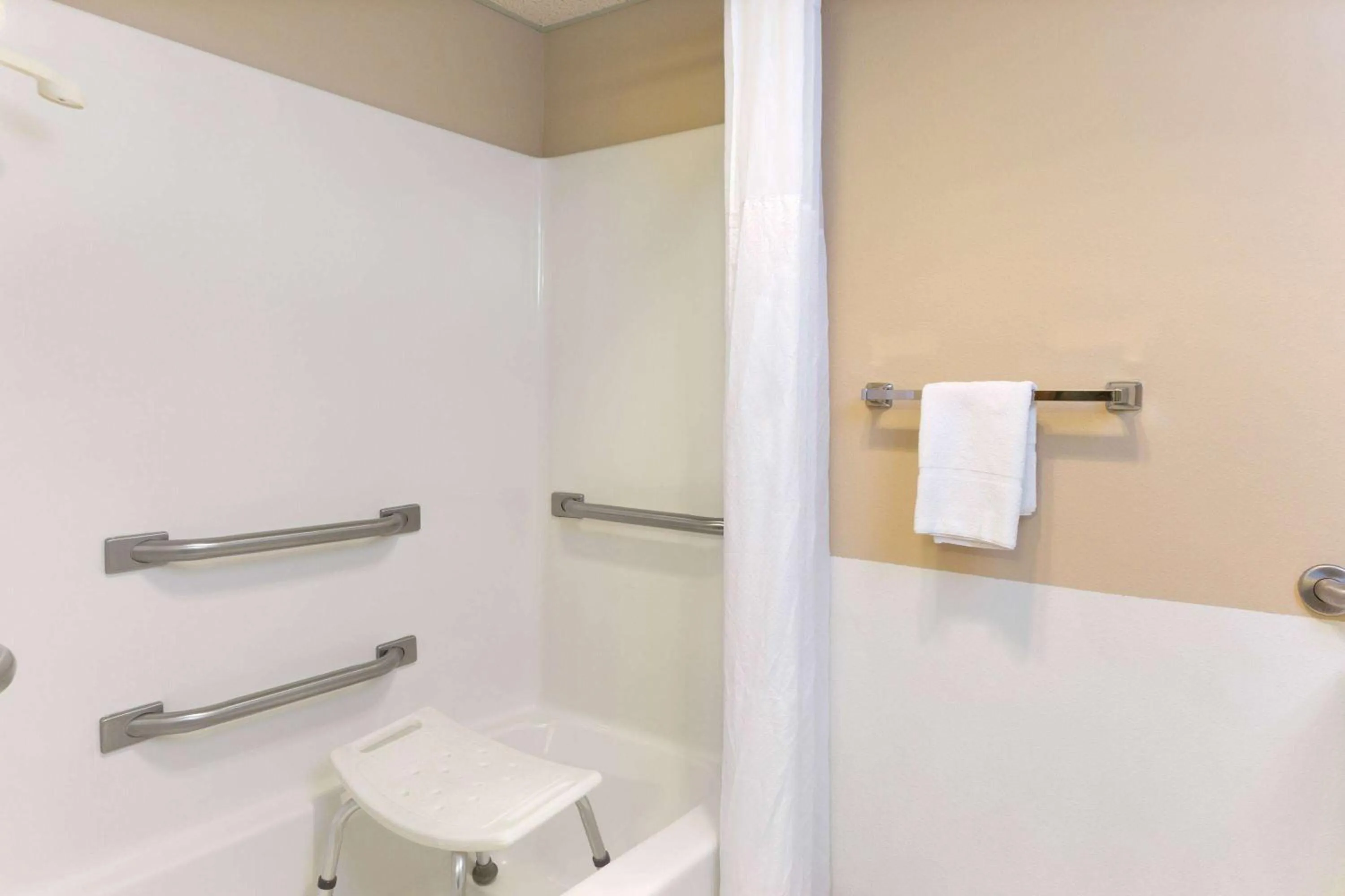 Bathroom in Super 8 by Wyndham Perry IA