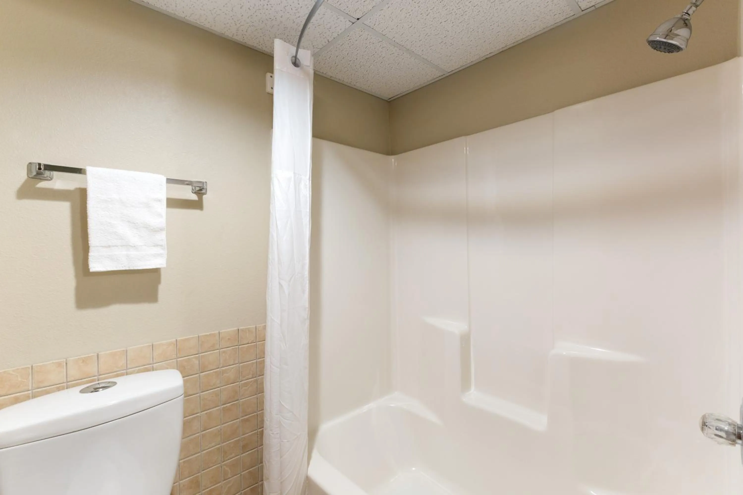 Bathroom in Super 8 by Wyndham Perry IA