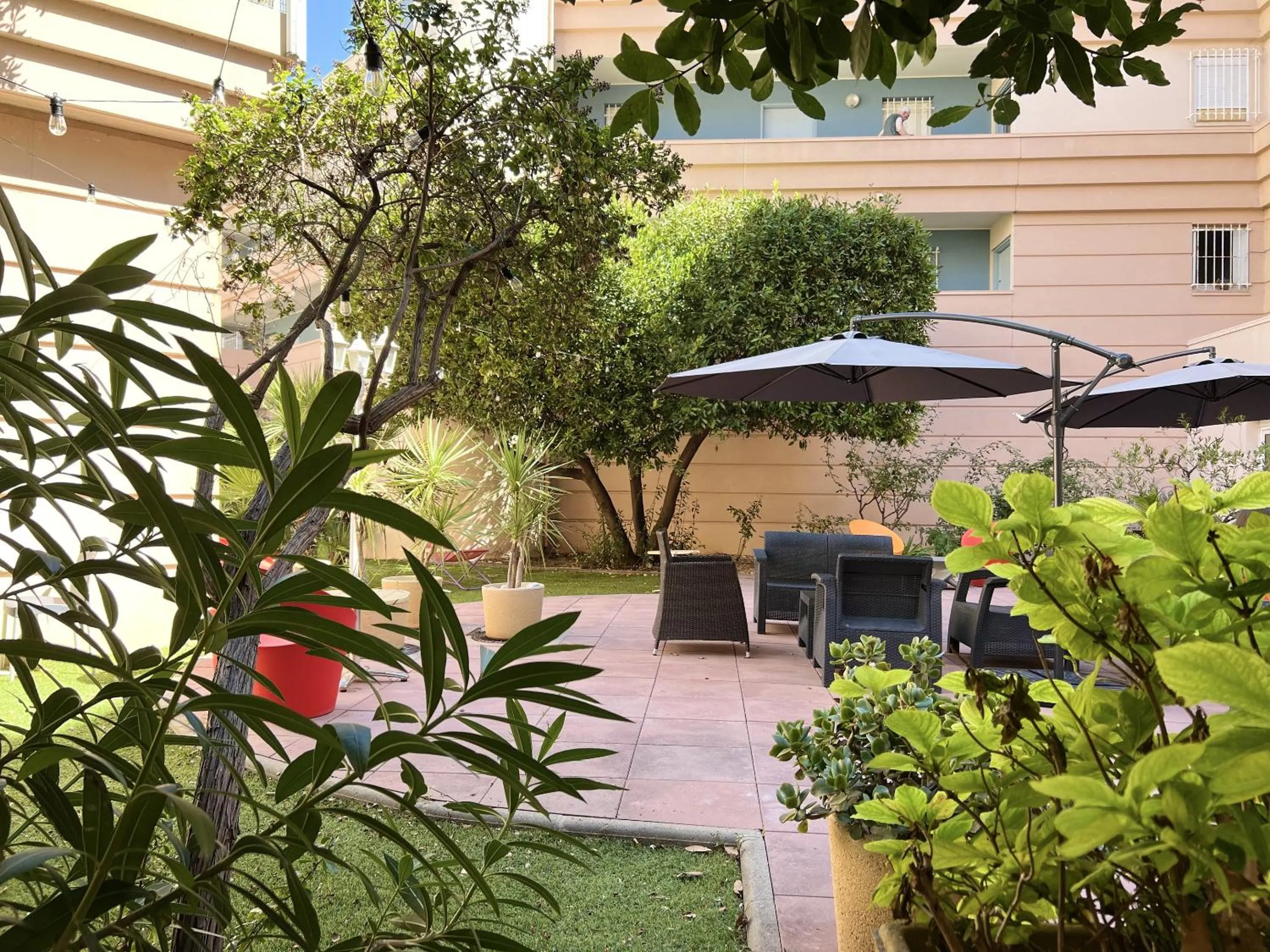 Patio in Hotel Port Marine