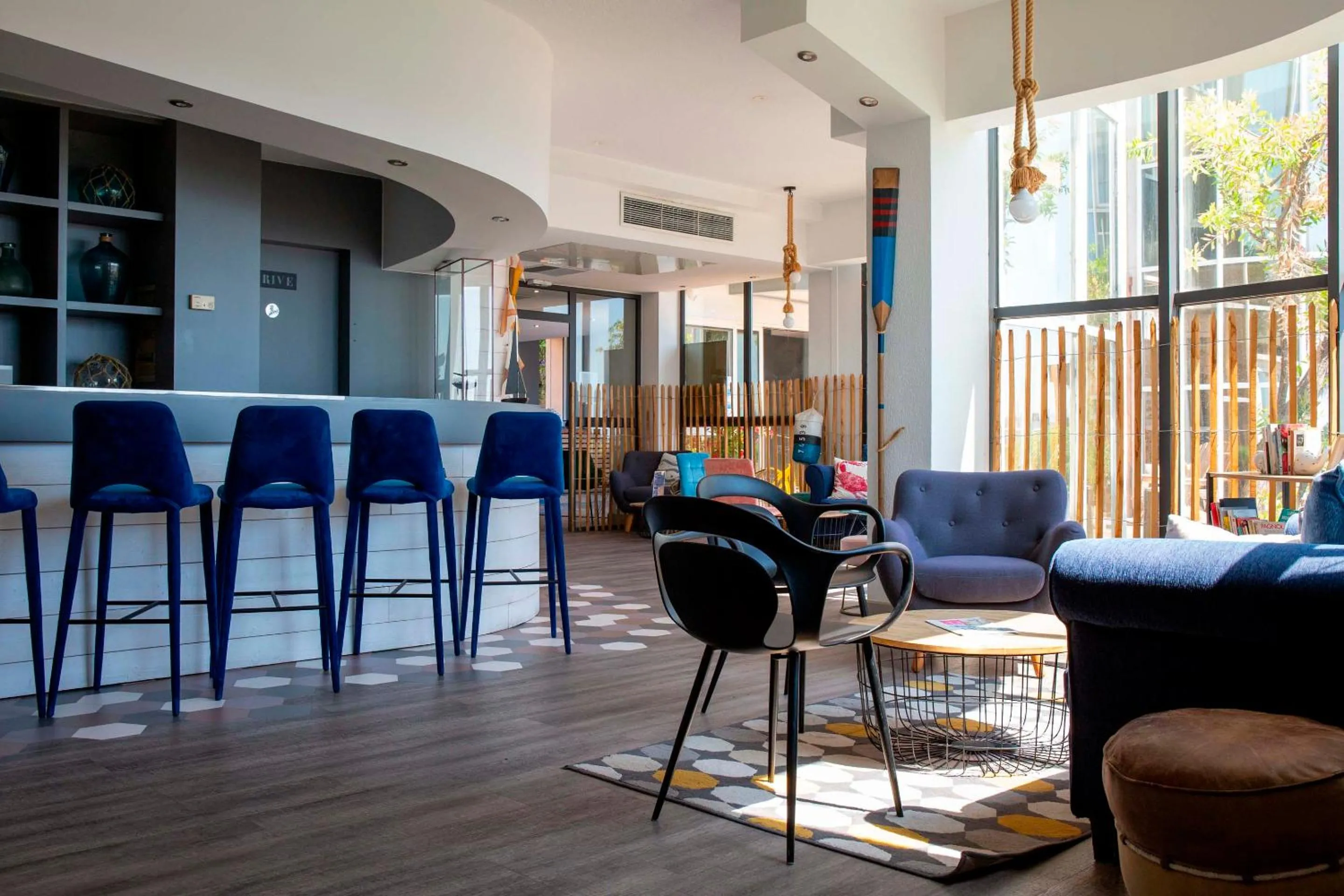 Living room in Hotel Port Marine