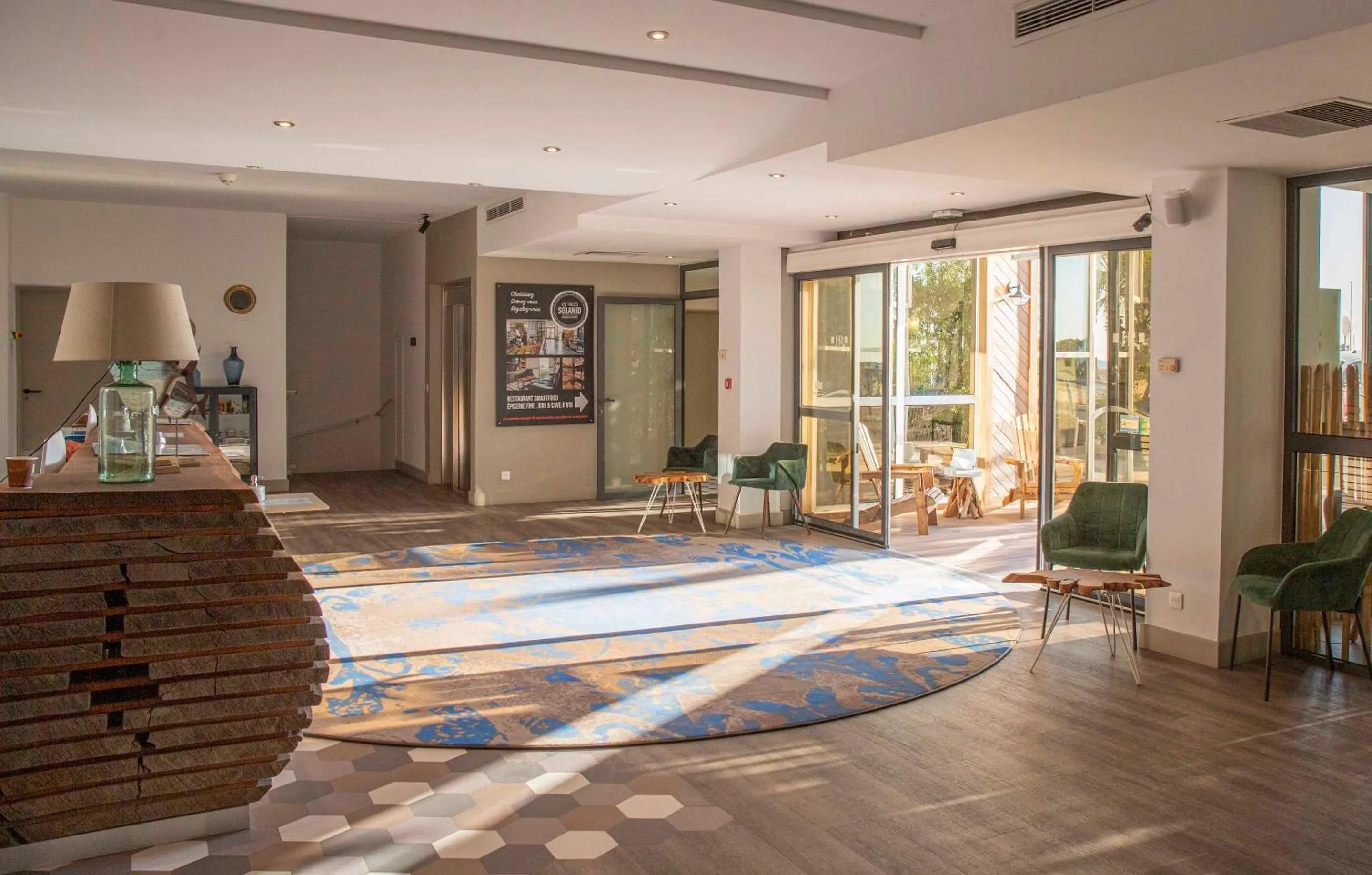 Lobby or reception in Hotel Port Marine