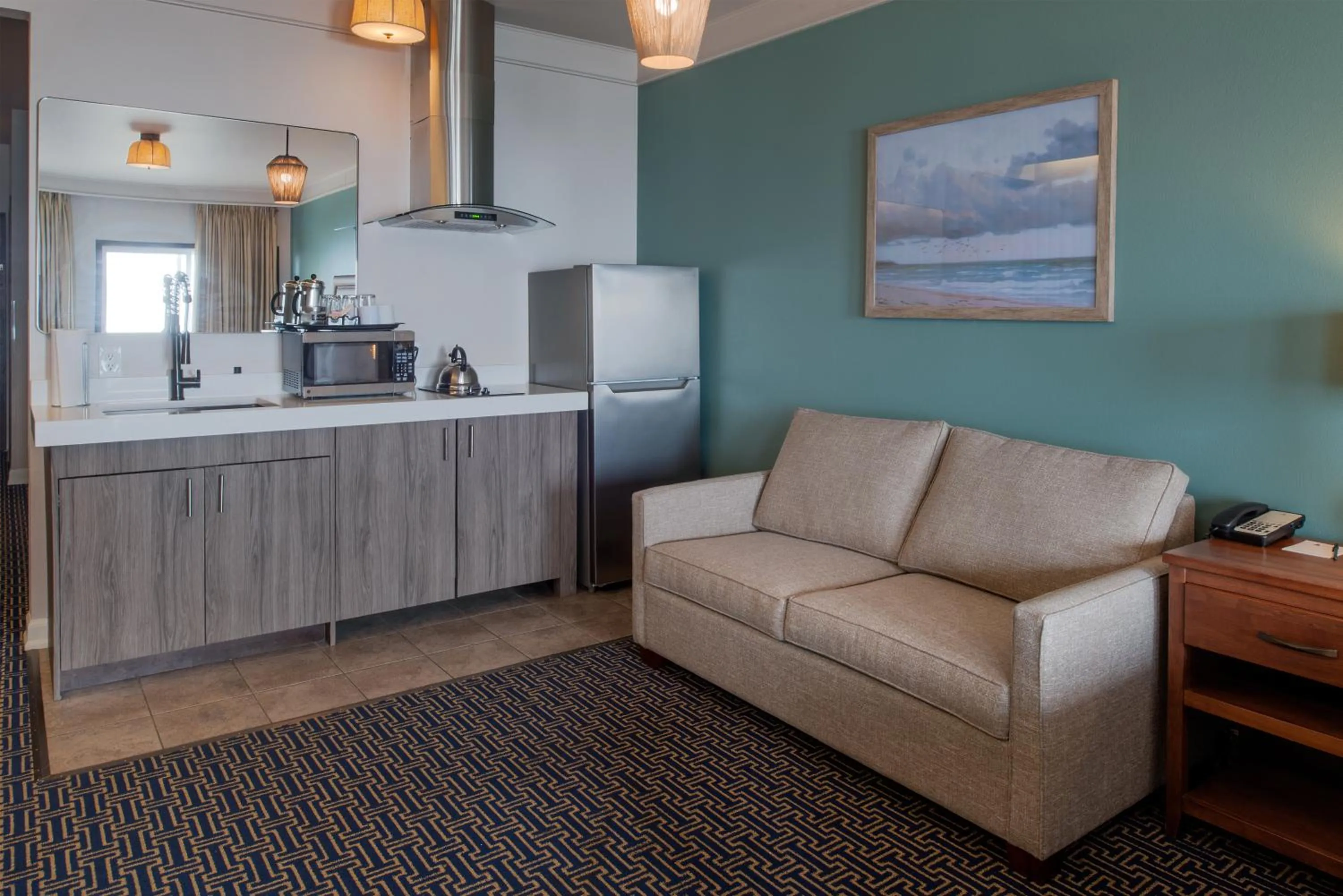 Seating area in Inn at Nye Beach