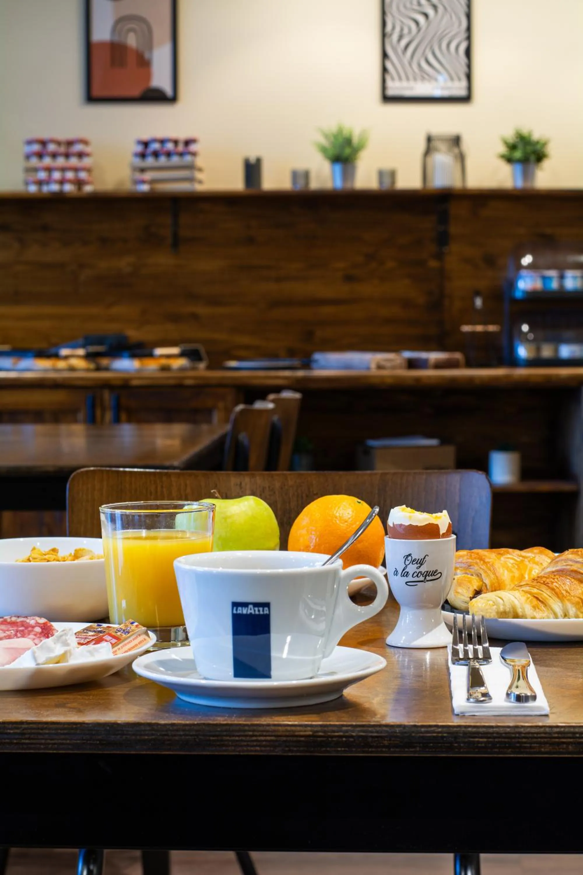 Continental breakfast in Grand Hôtel De La Seine